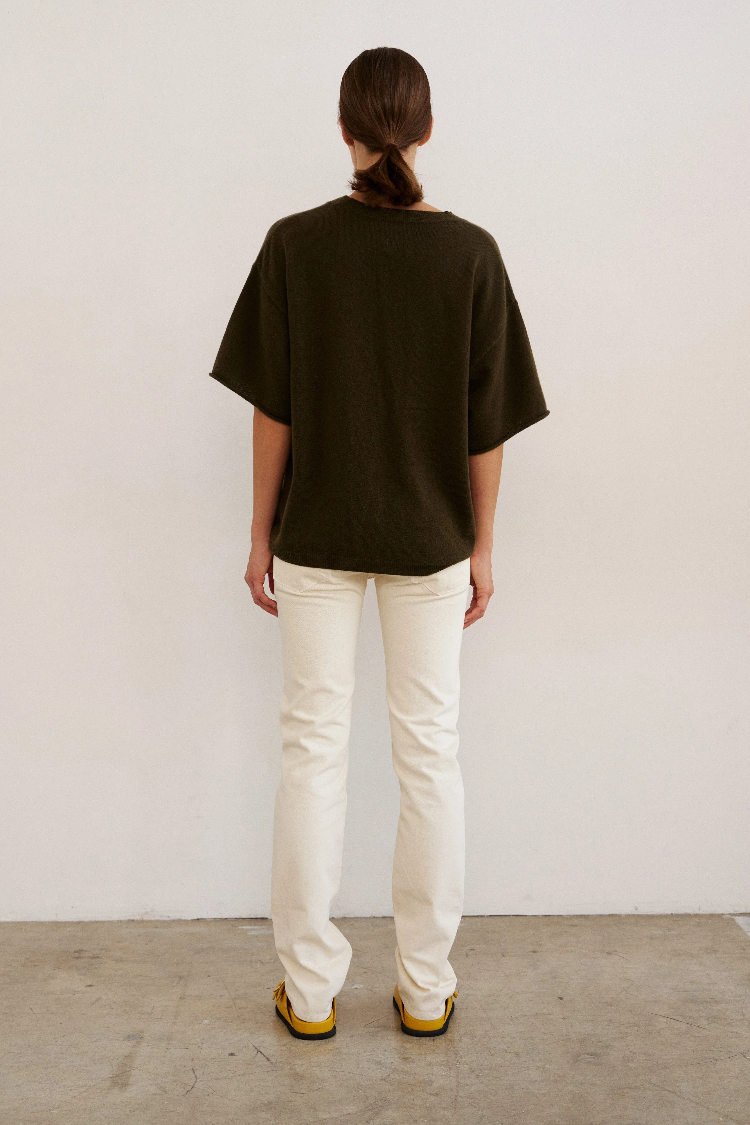Jamie Haller - The Cashmere Tee in Loden - Image 4