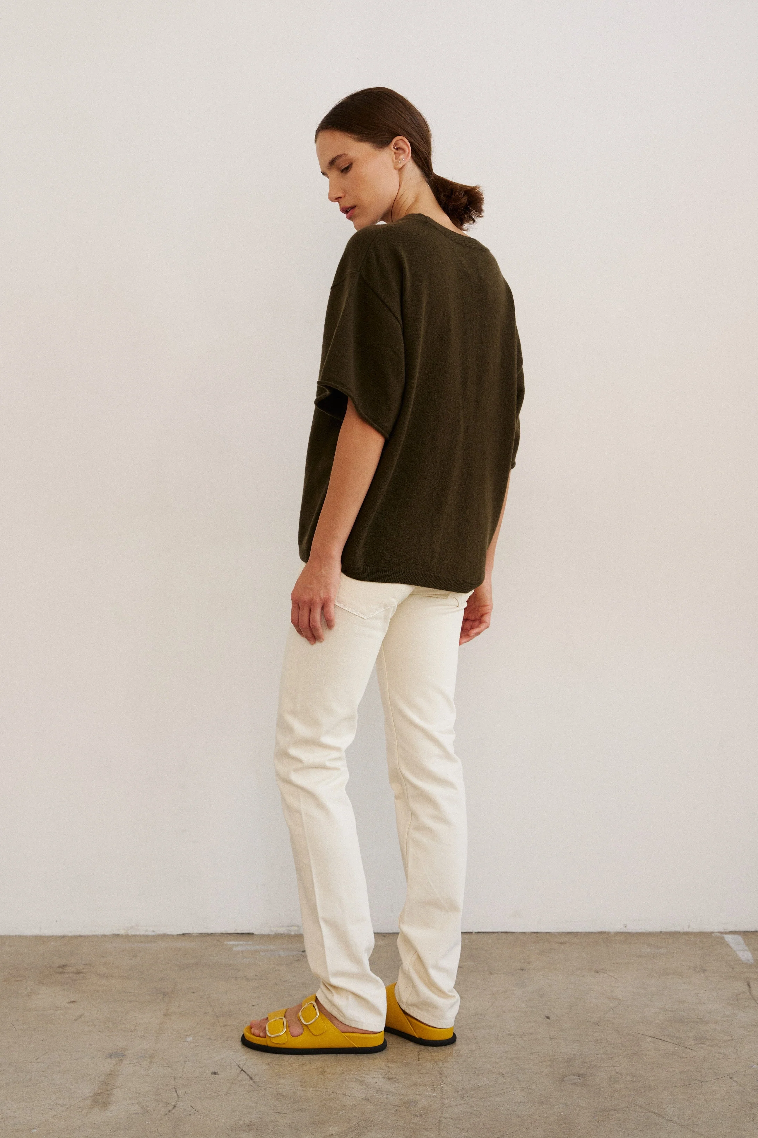 Jamie Haller - The Cashmere Tee in Loden - Image 6