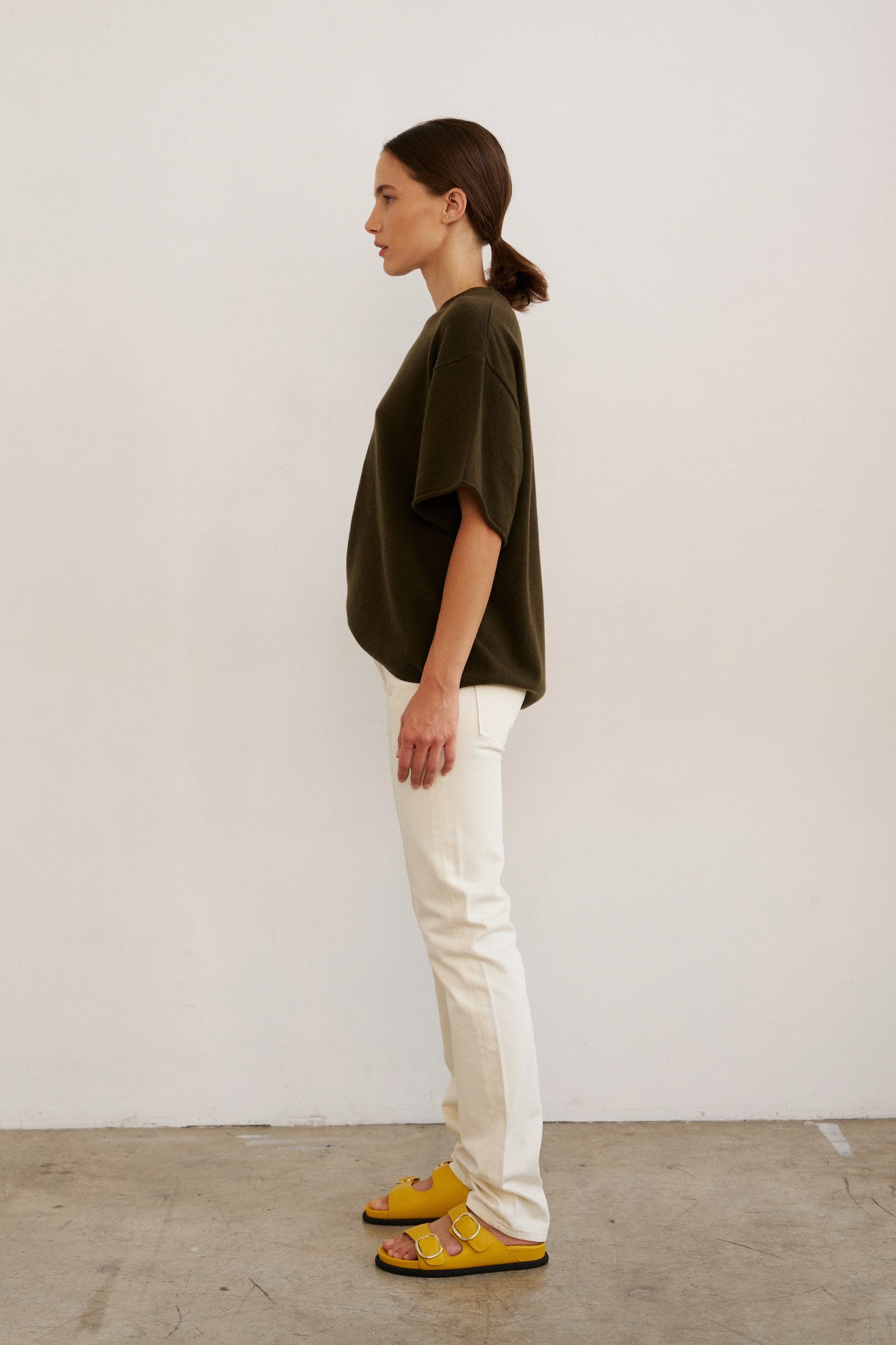 Jamie Haller - The Cashmere Tee in Loden - Image 7
