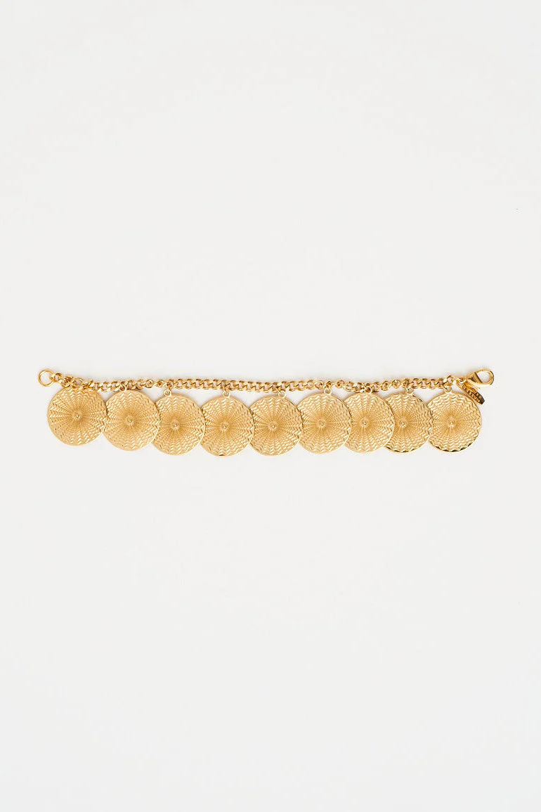 Jamie Haller - The Chaos Sunburst Charm Bracelet in Gold - Image 3