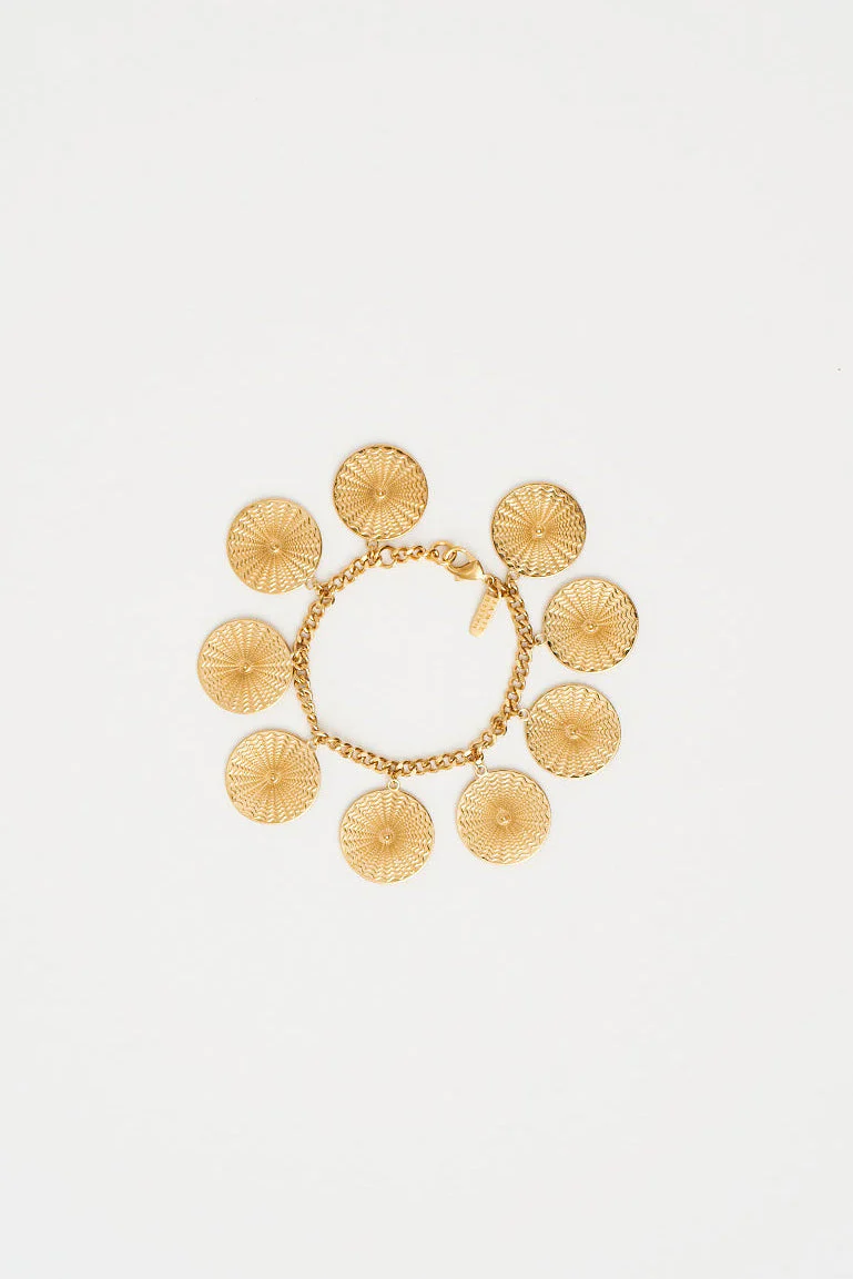 Jamie Haller - The Chaos Sunburst Charm Bracelet in Gold - Image 6