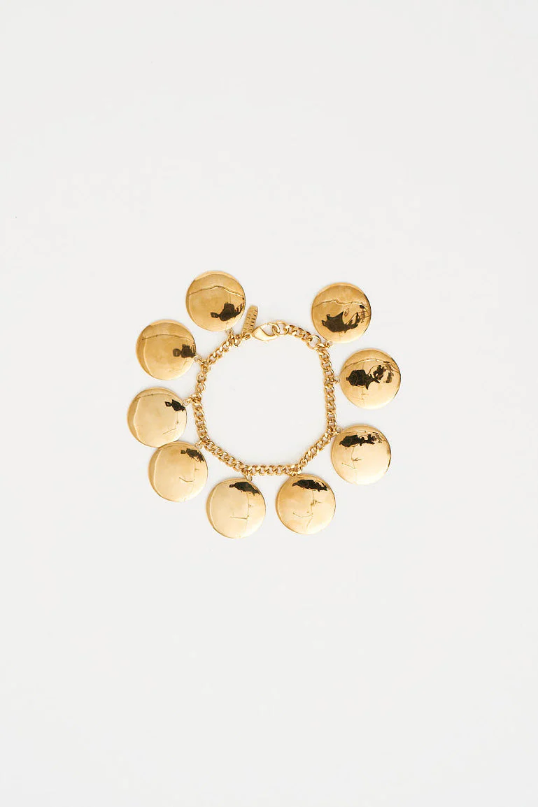 Jamie Haller - The Chaos Sunburst Charm Bracelet in Gold - Image 9