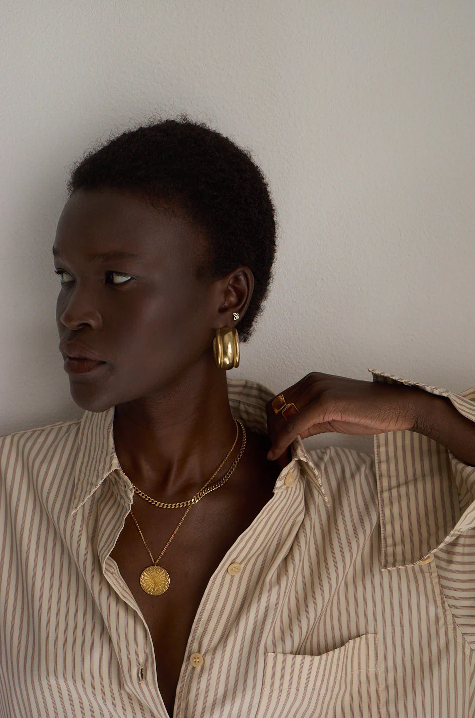 Jamie Haller - The Chaos Sunburst Necklace in Gold - Image 4