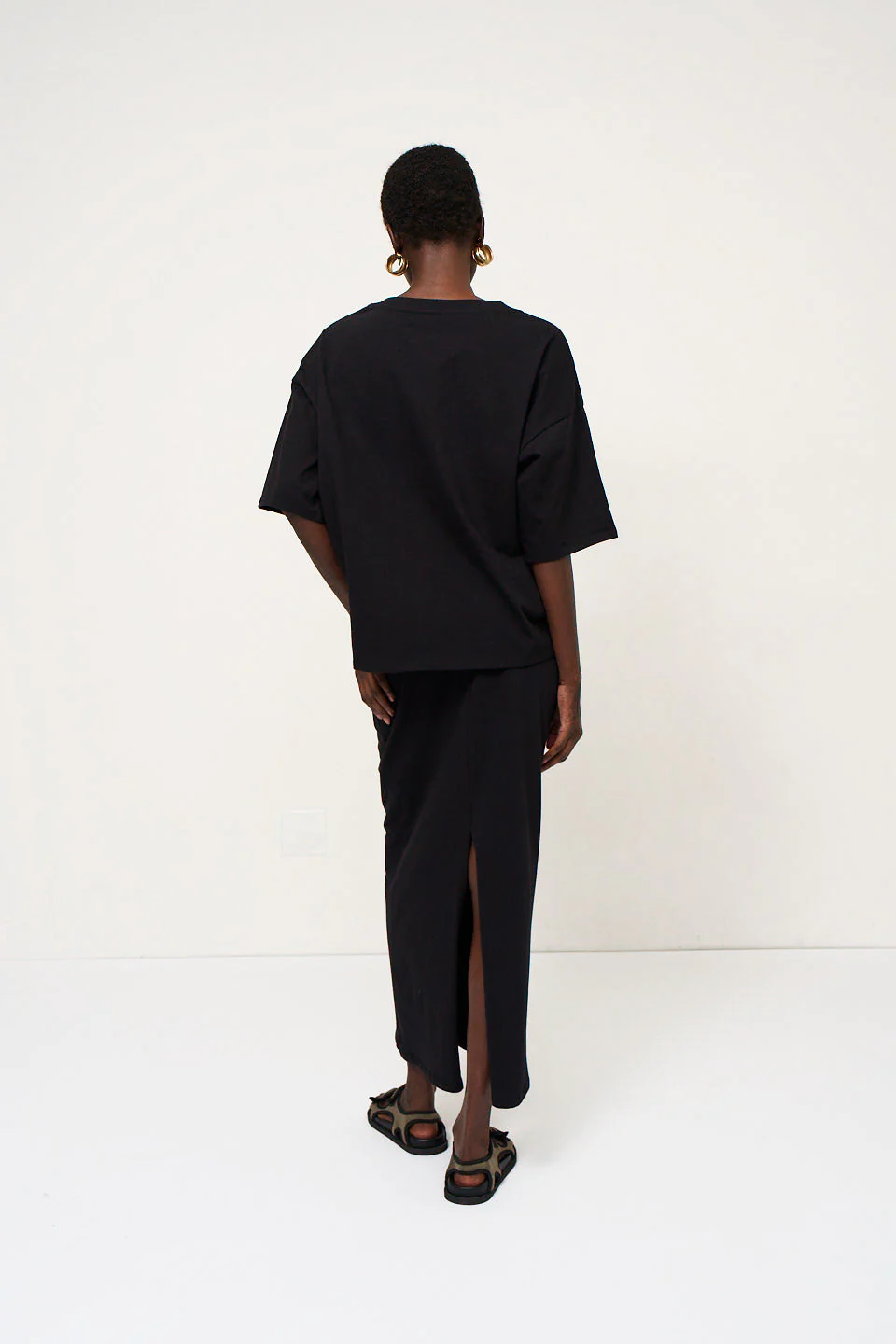 Jamie Haller - The Column Skirt in Black - Image 12