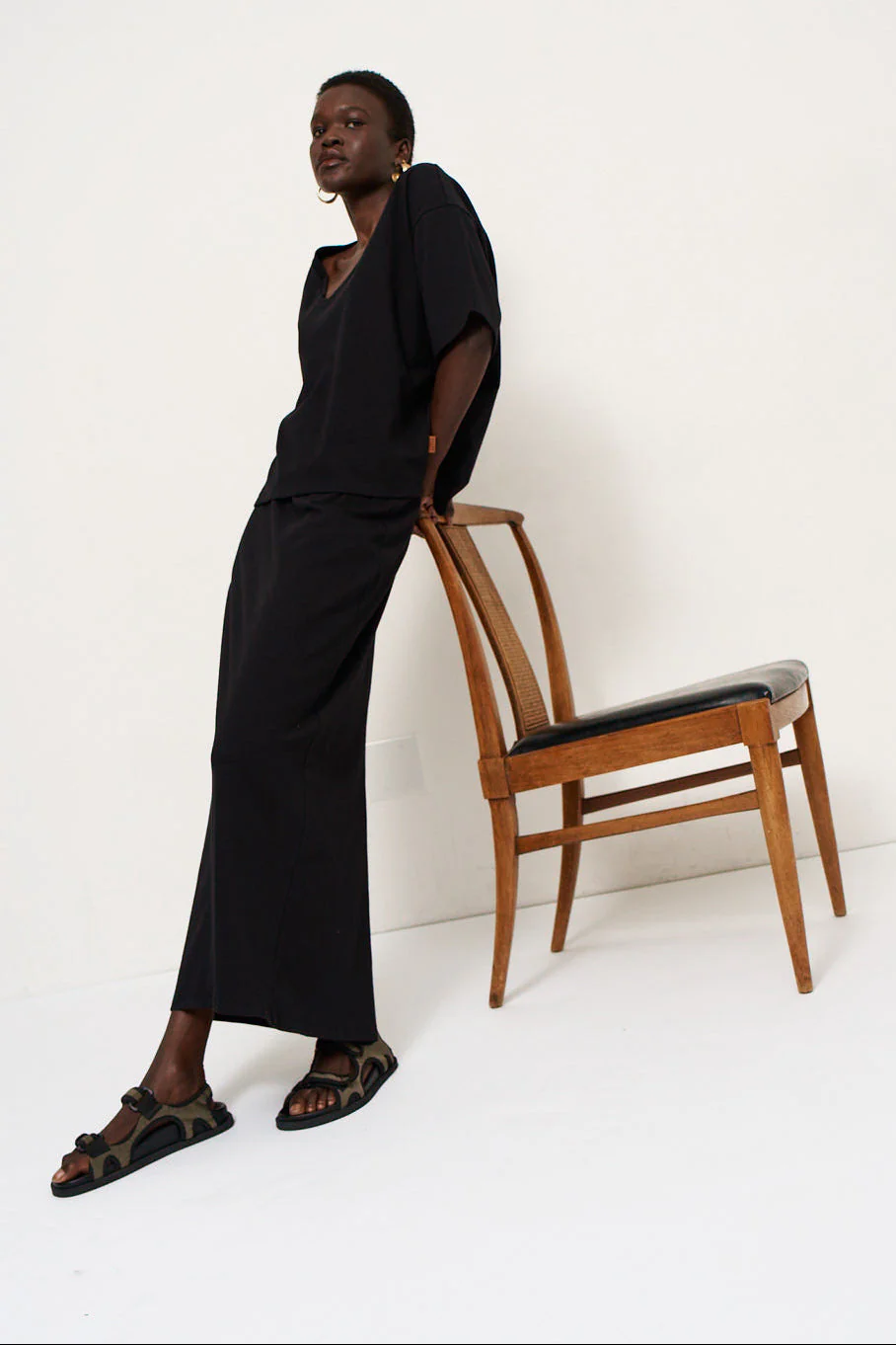 Jamie Haller - The Column Skirt in Black - Image 3