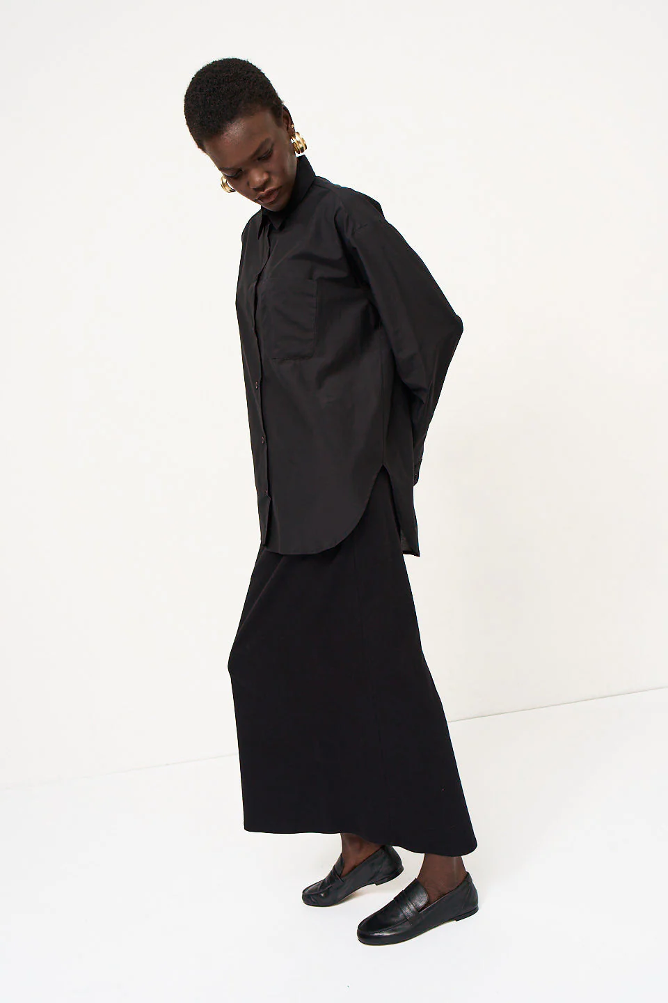 Jamie Haller - The Column Skirt in Black - Image 7