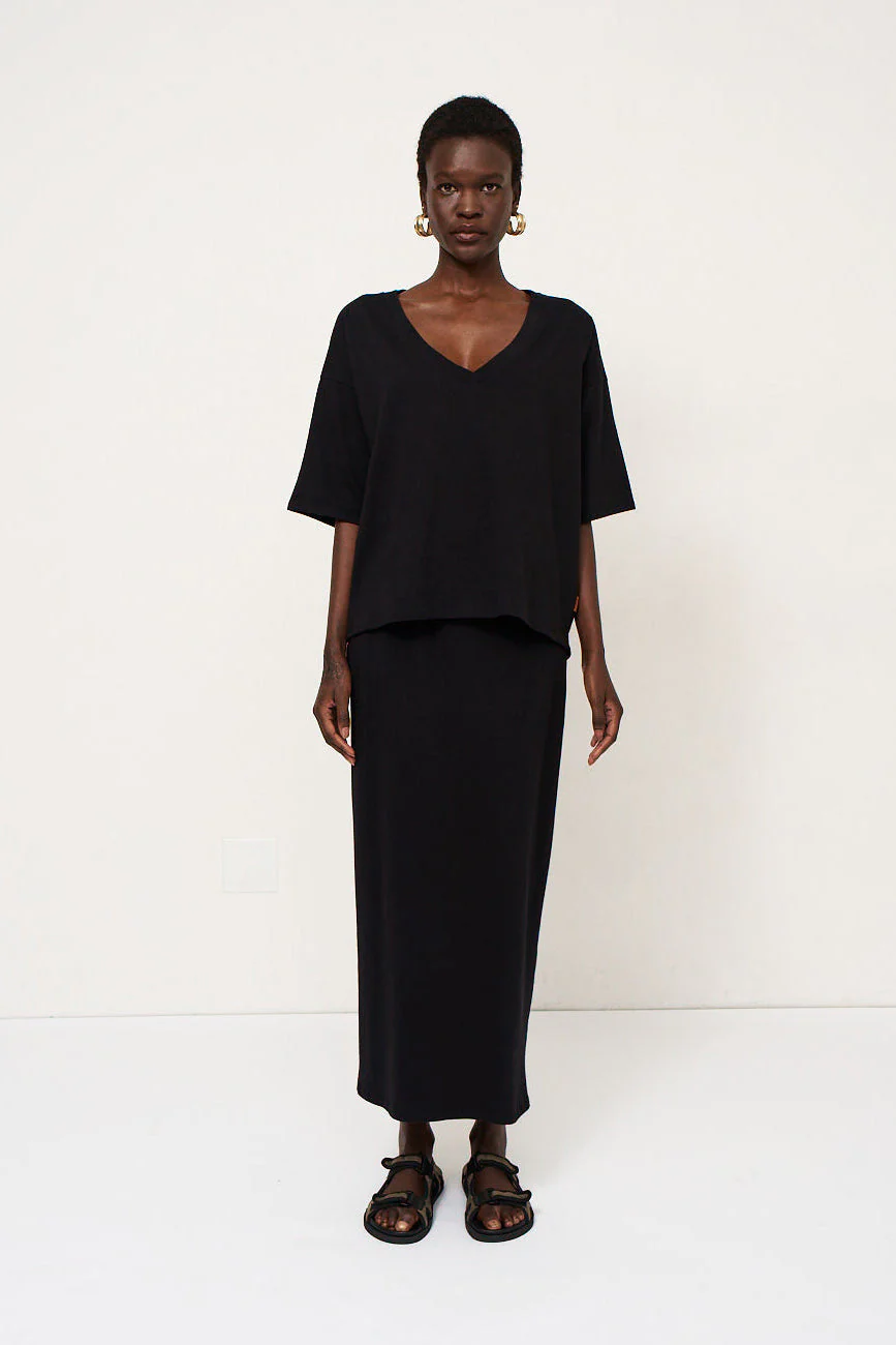 Jamie Haller - The Column Skirt in Black - Image 8