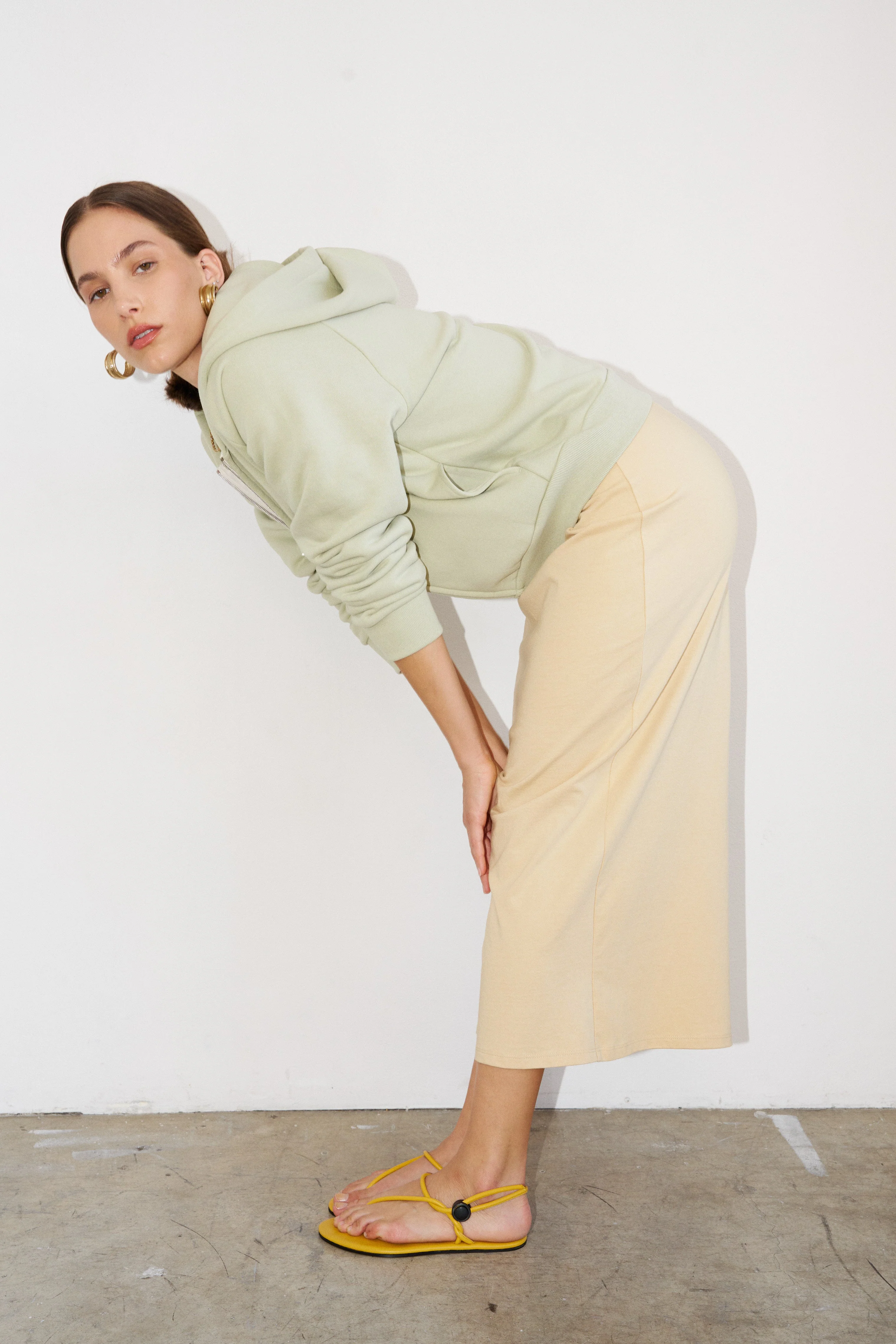 Jamie Haller - The Column Skirt in Butter - Image 4