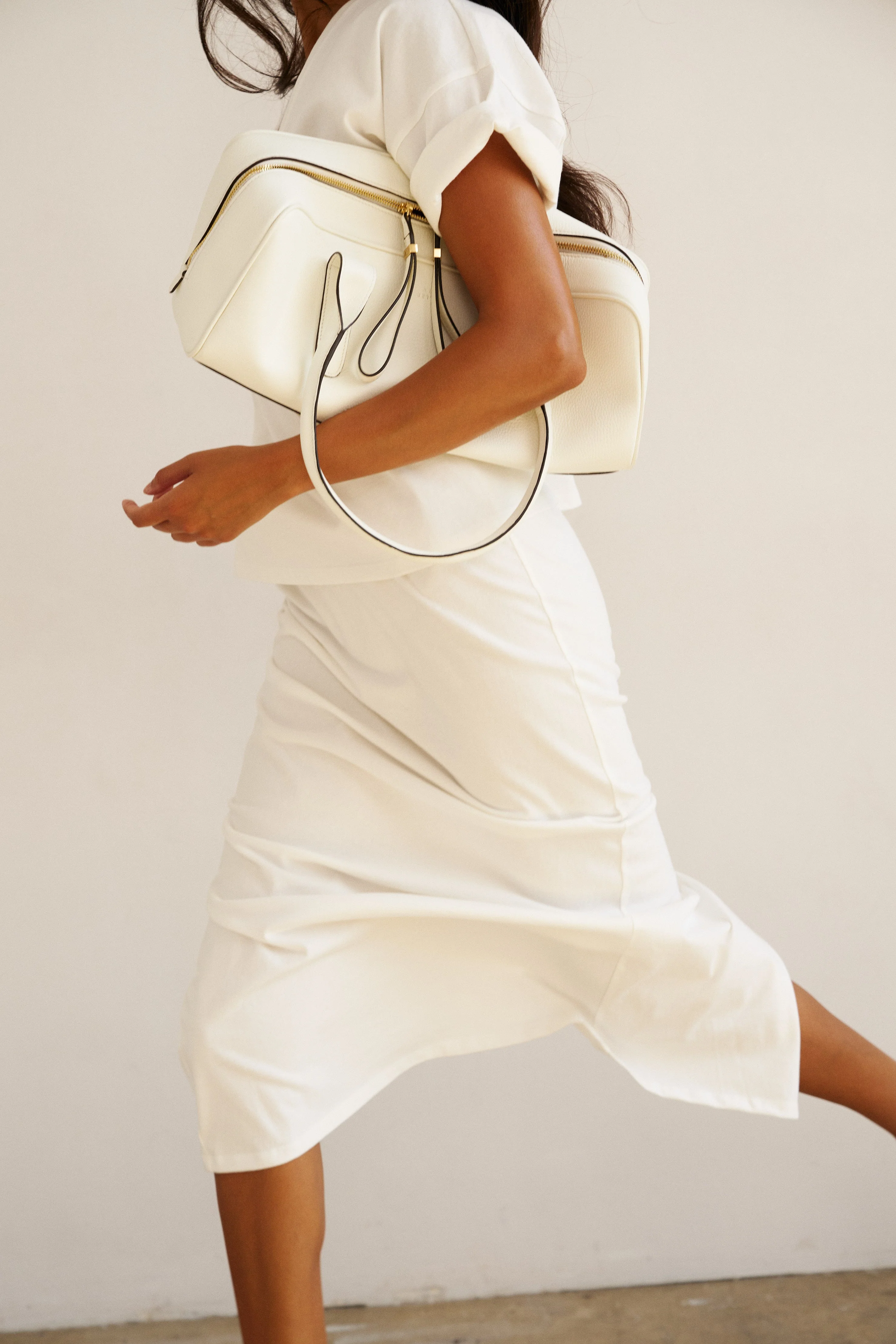 Jamie Haller - The Column Skirt in White