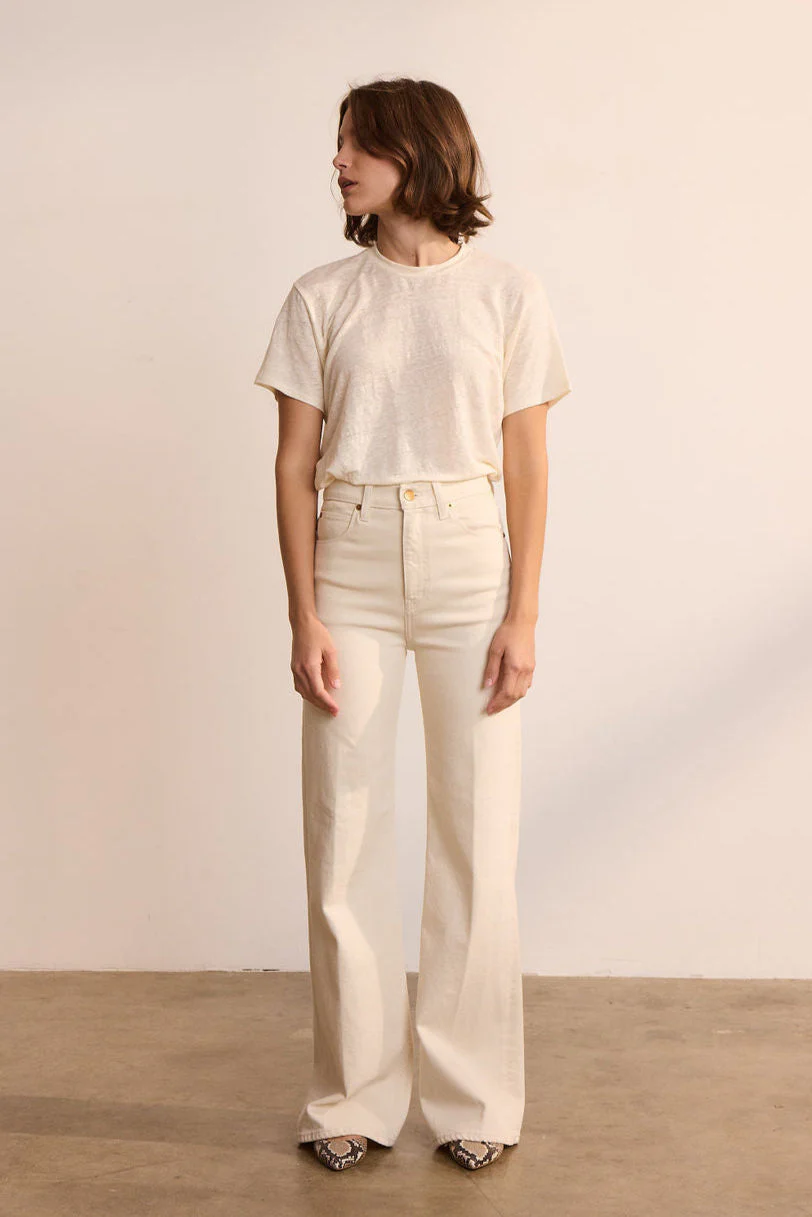 Jamie Haller - The Crease Jean in Ecru