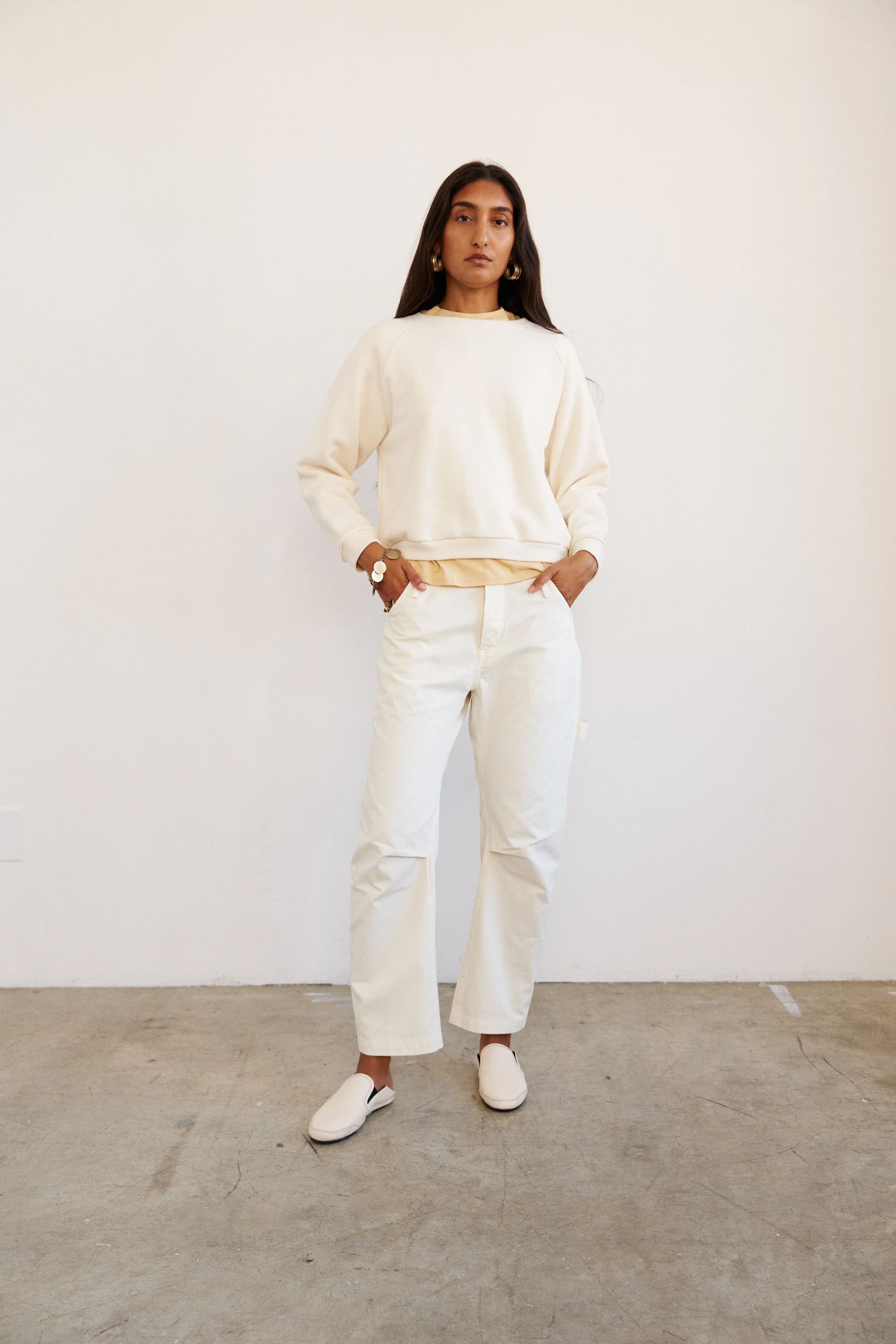 Jamie Haller - The Daily Sweatshirt in Ecru - Image 6