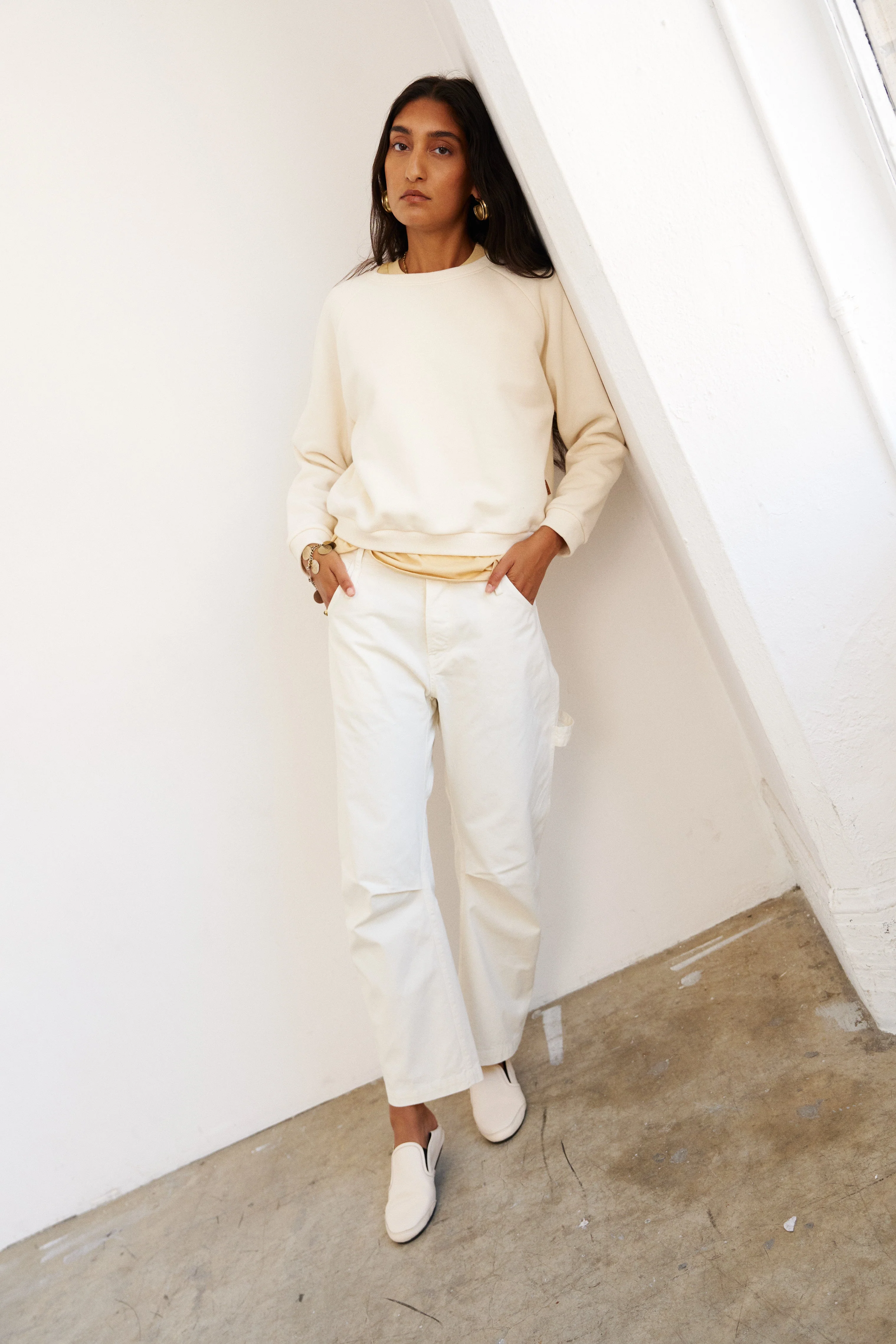 Jamie Haller - The Daily Sweatshirt in Ecru - Image 7