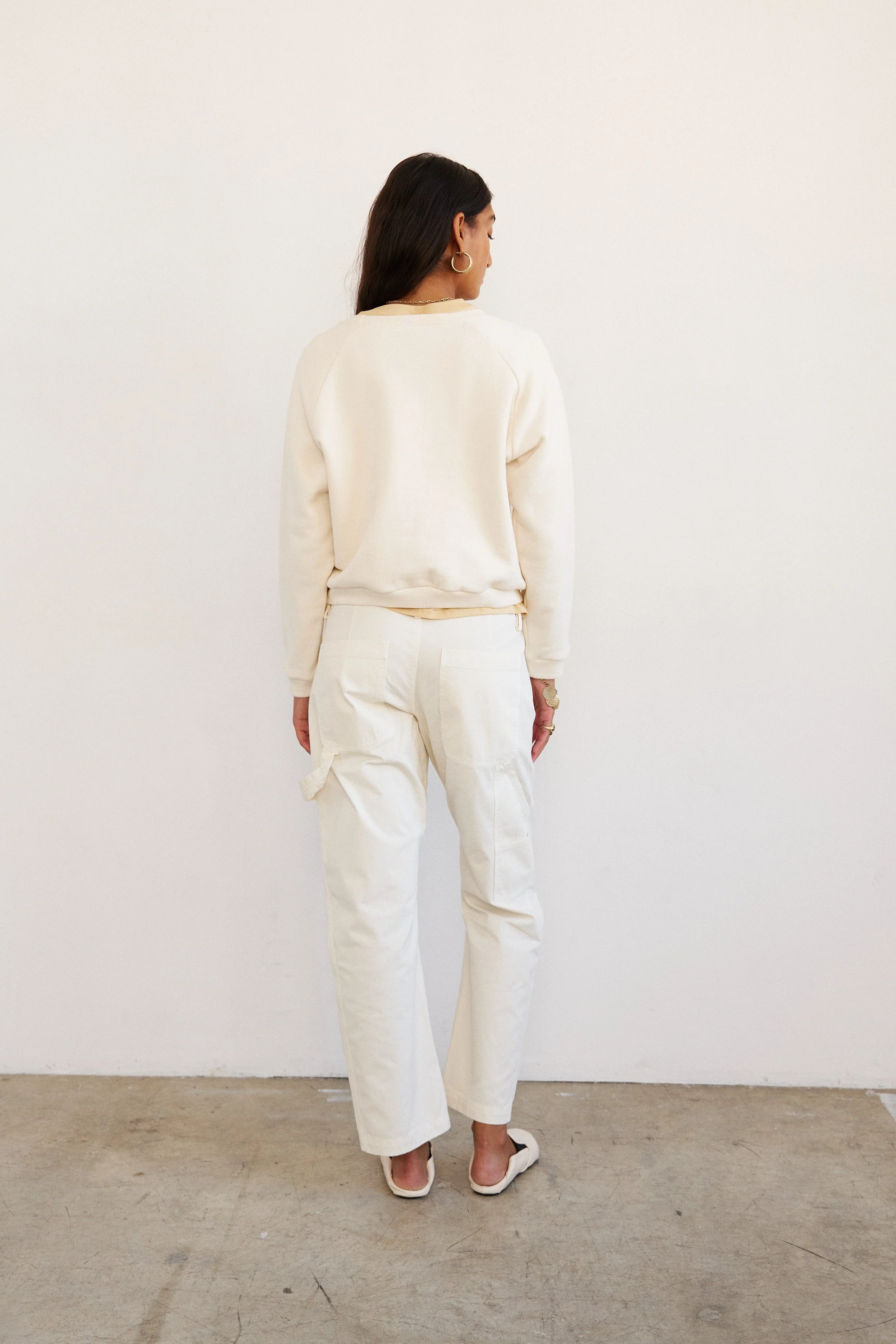 Jamie Haller - The Daily Sweatshirt in Ecru - Image 8