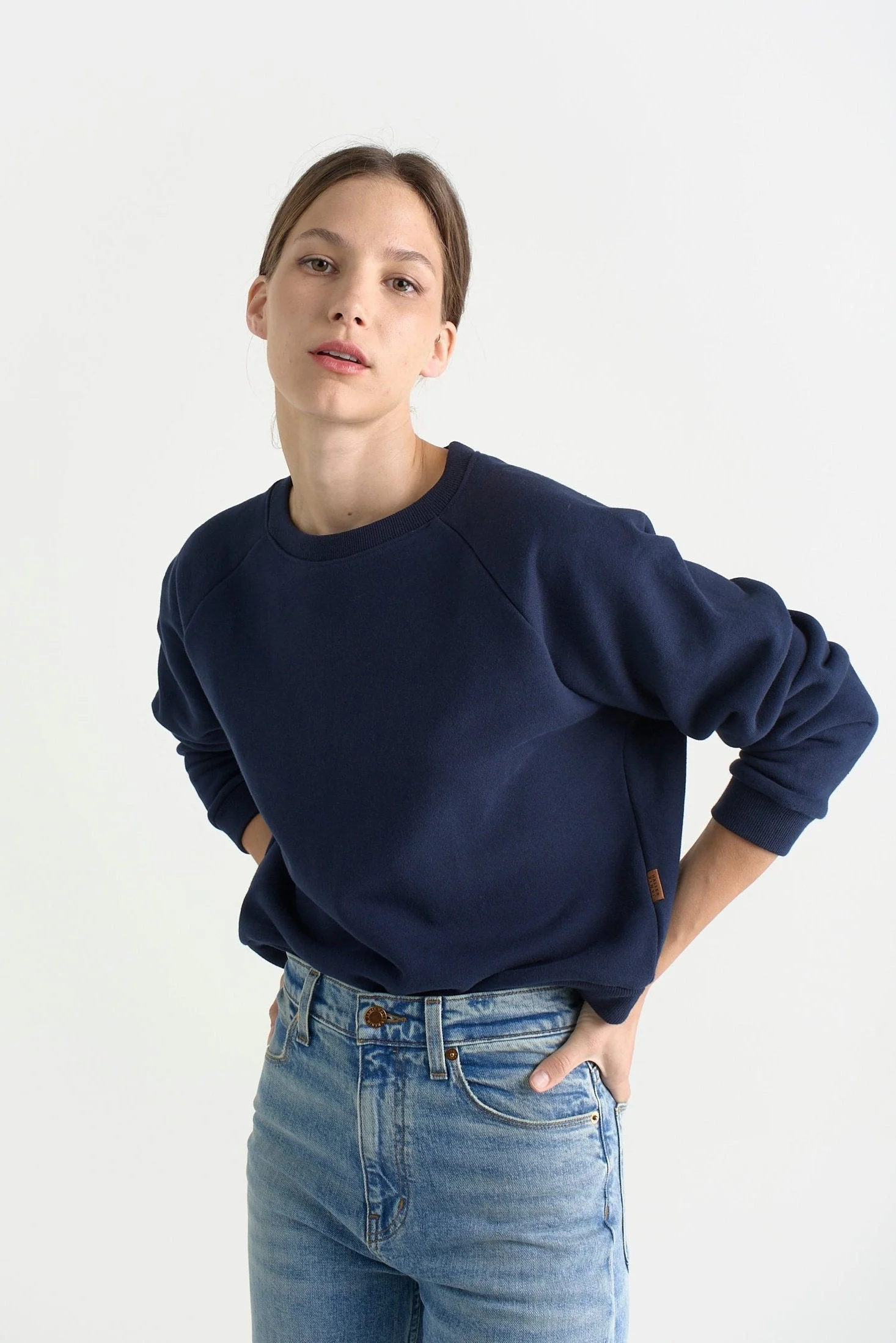 Jamie Haller - The Daily Sweatshirt in Navy - Image 3