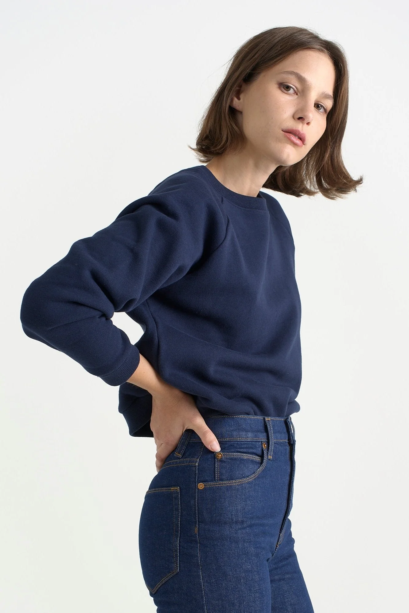 Jamie Haller - The Daily Sweatshirt in Navy - Image 6