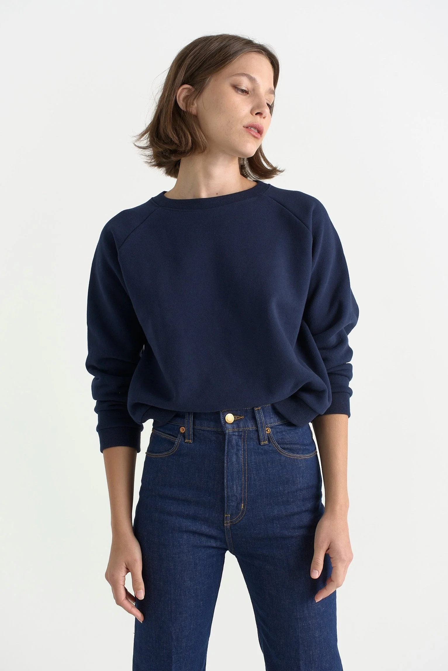 Jamie Haller - The Daily Sweatshirt in Navy - Image 7