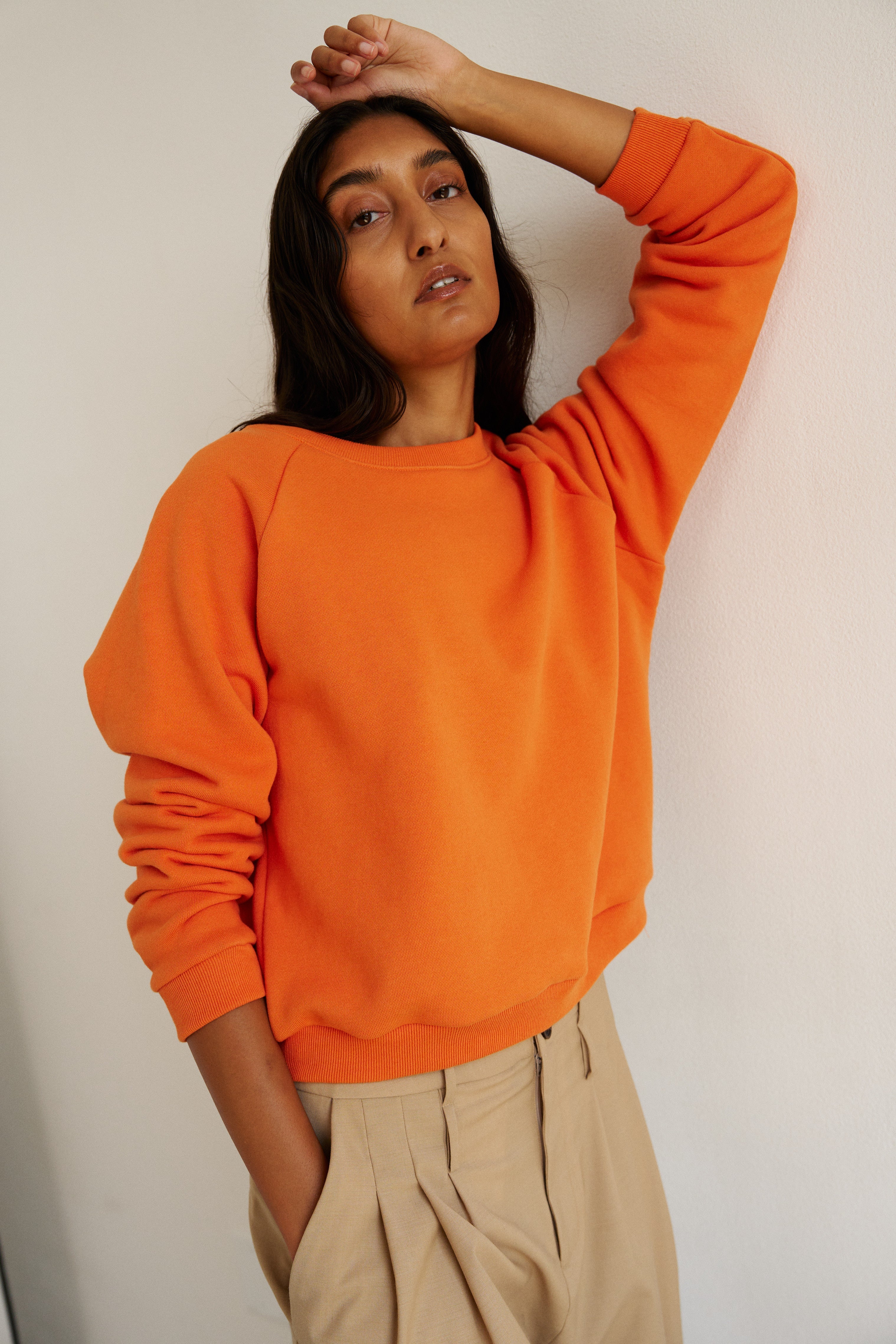 Jamie Haller - The Daily Sweatshirt in Orange