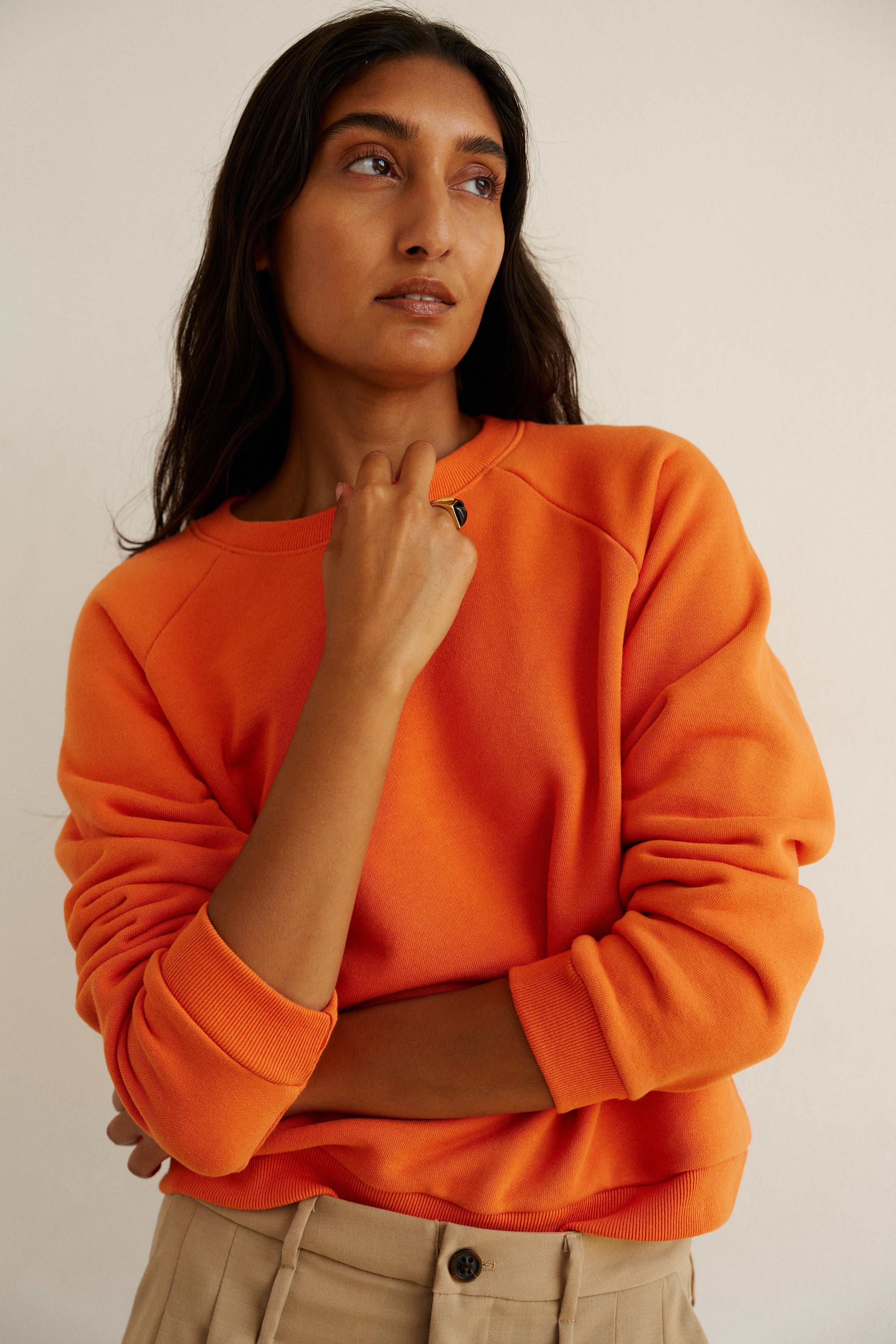 Jamie Haller - The Daily Sweatshirt in Orange - Image 7