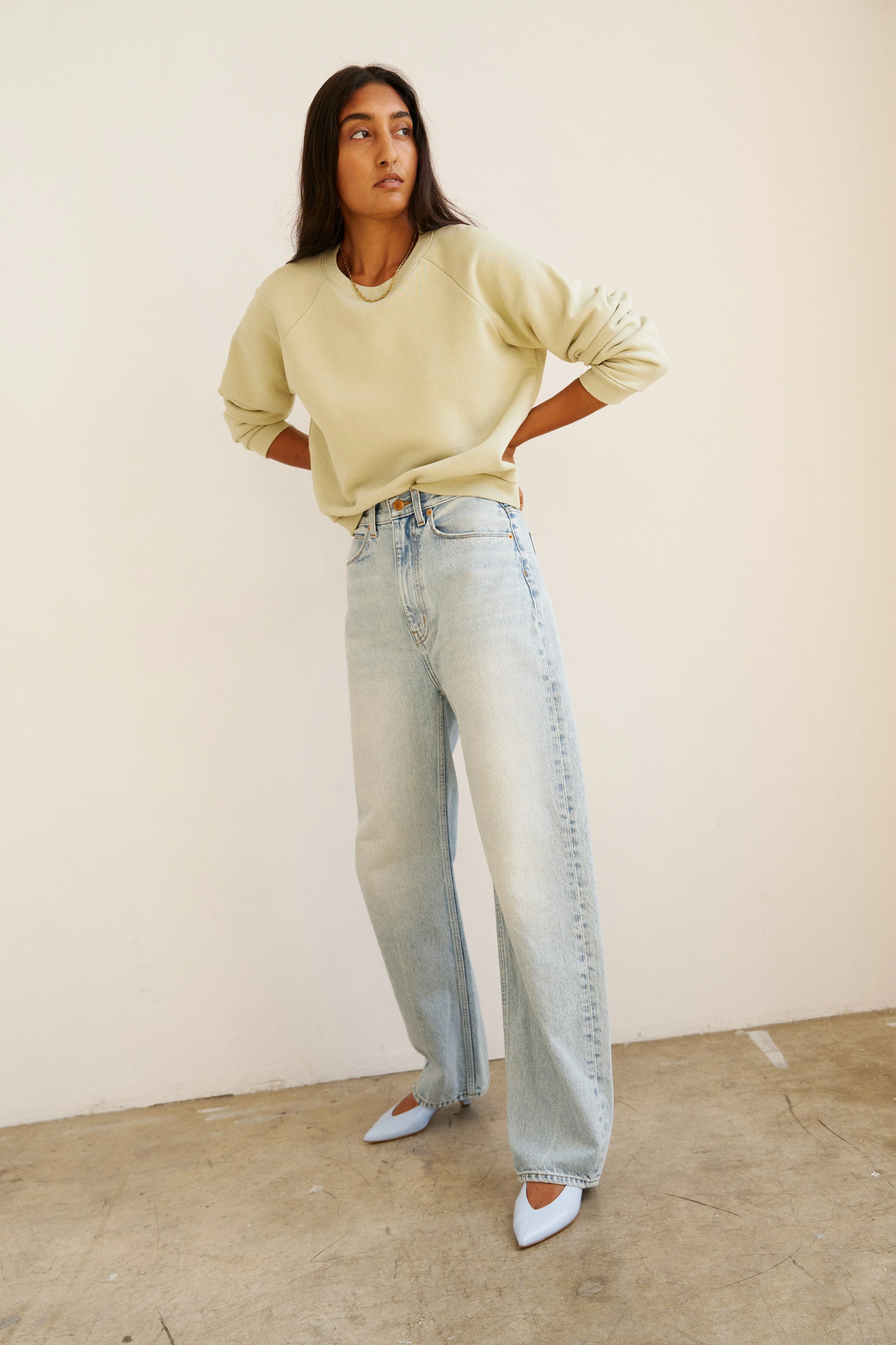 Jamie Haller - The Daily Sweatshirt in Pistachio - Image 3