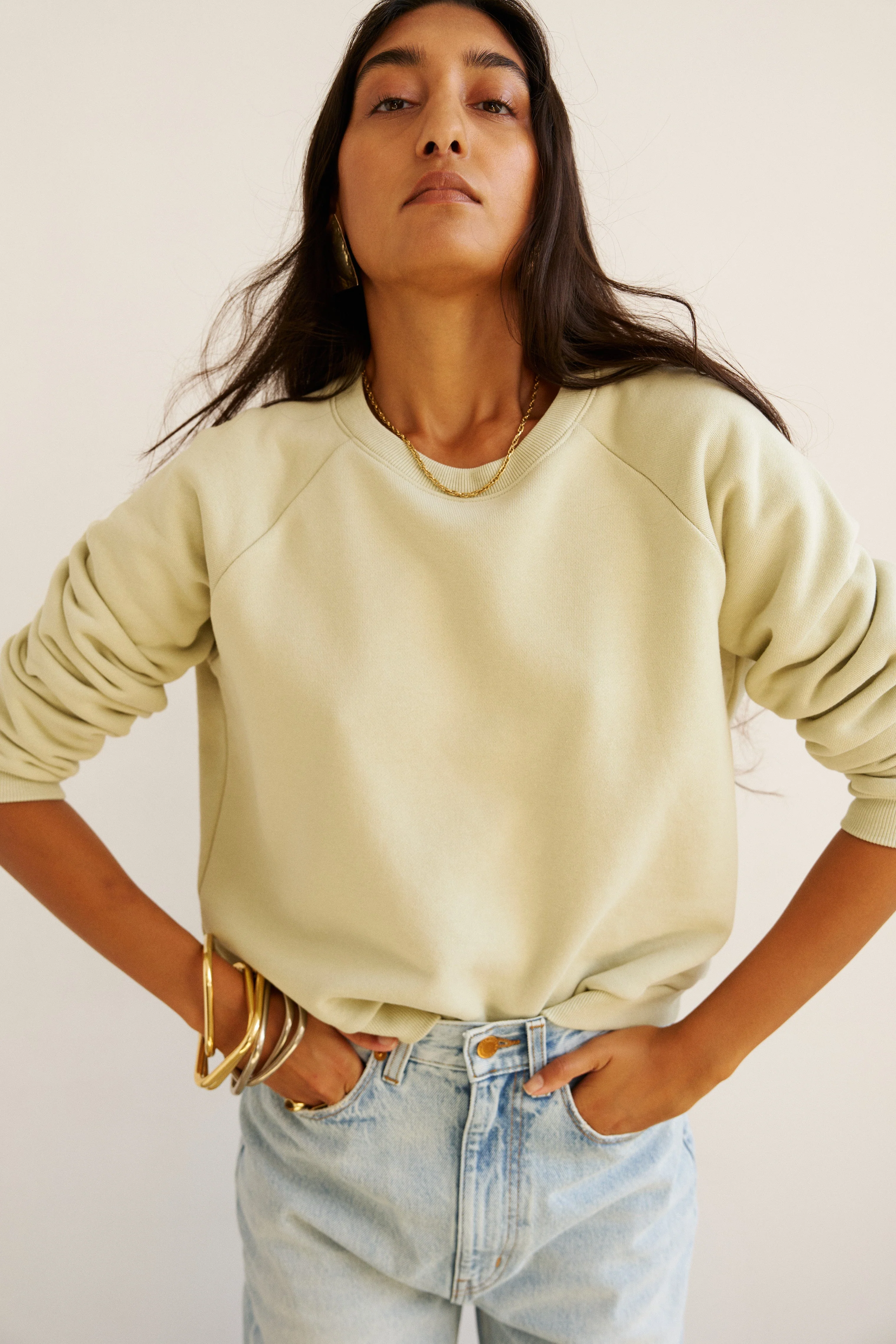 Jamie Haller - The Daily Sweatshirt in Pistachio - Image 4