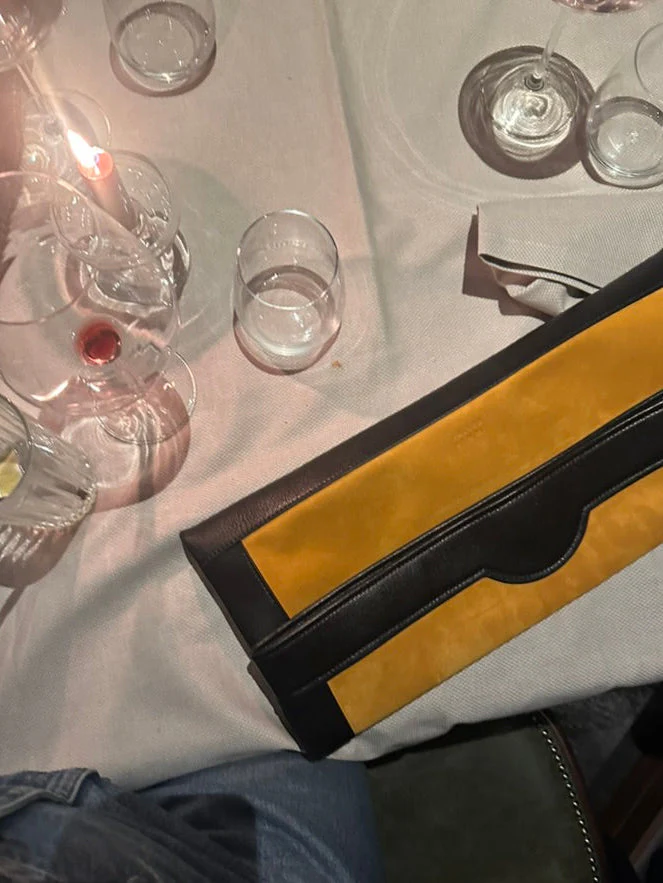 Jamie Haller - The Document Clutch in Yellow / Black - Image 2