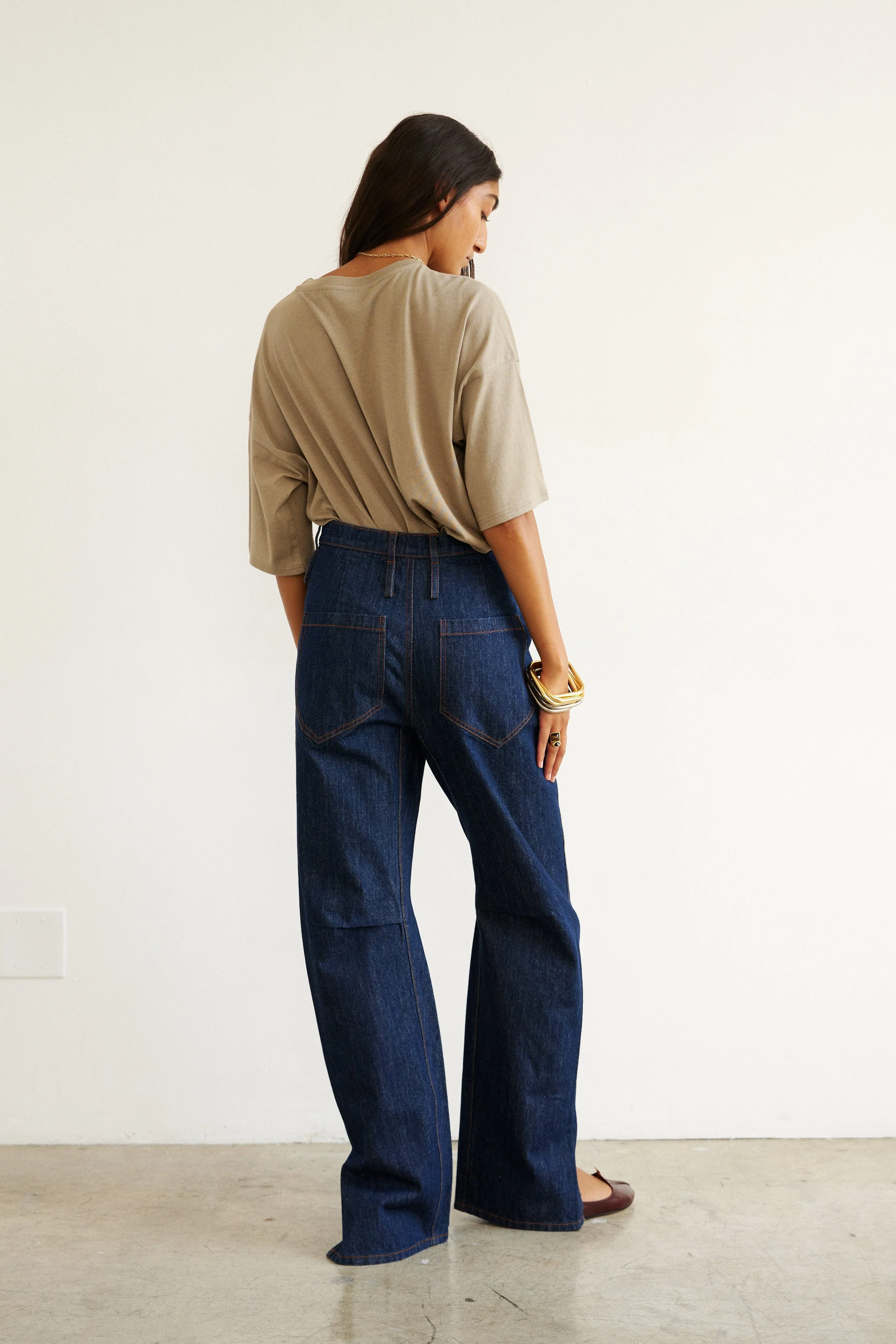 Jamie Haller - The Draped Tee in French Grey - Image 5