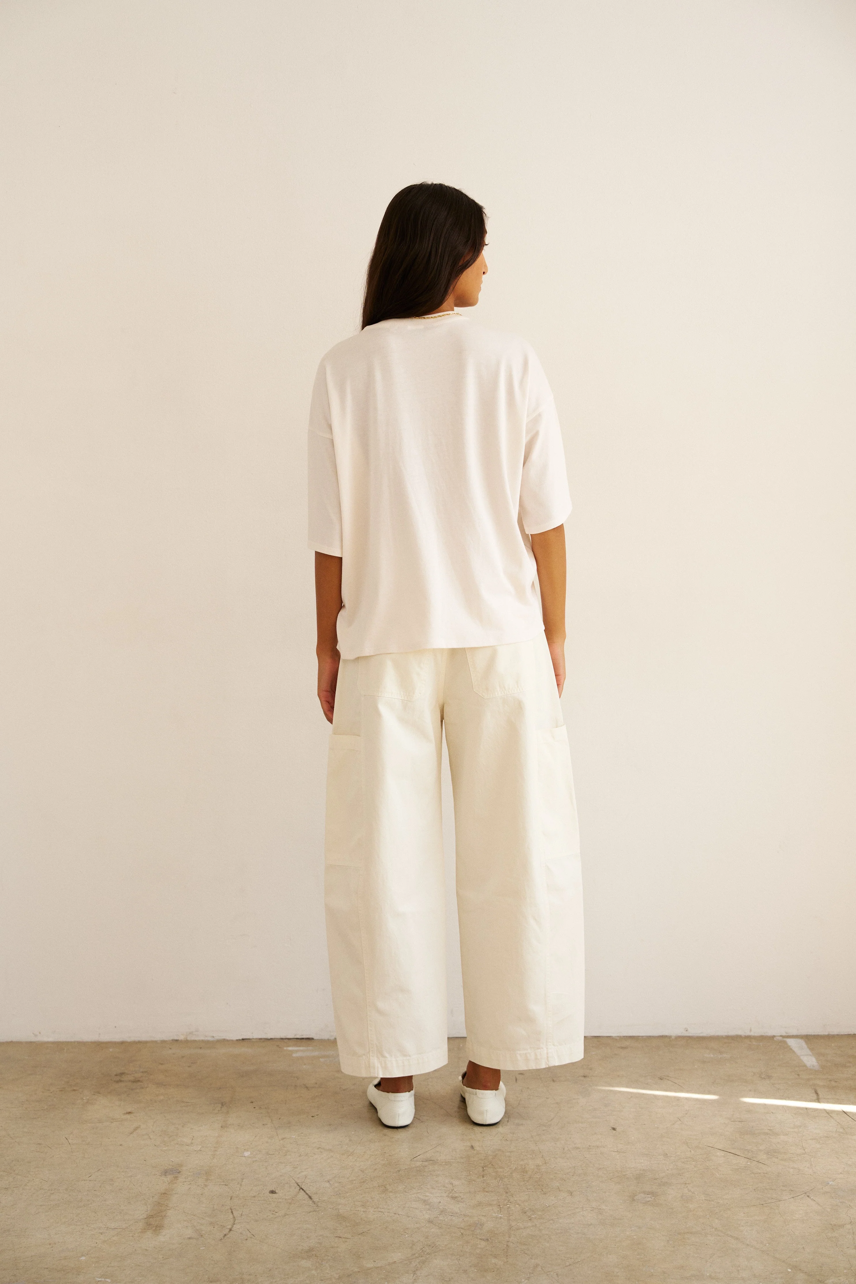 Jamie Haller - The Draped Tee in White - Image 8