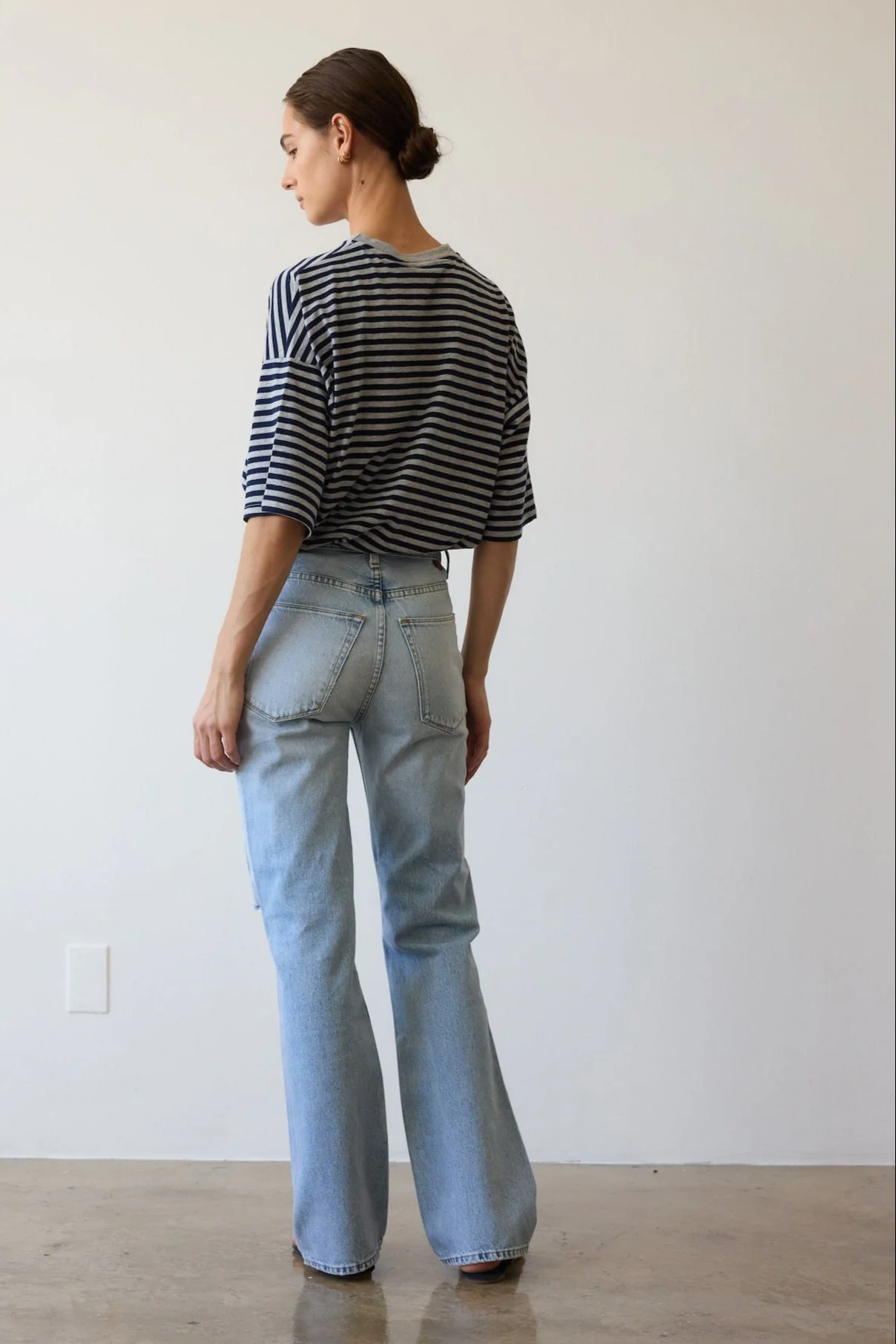 Jamie Haller - The Easy in Distressed Torn Indigo - Image 7