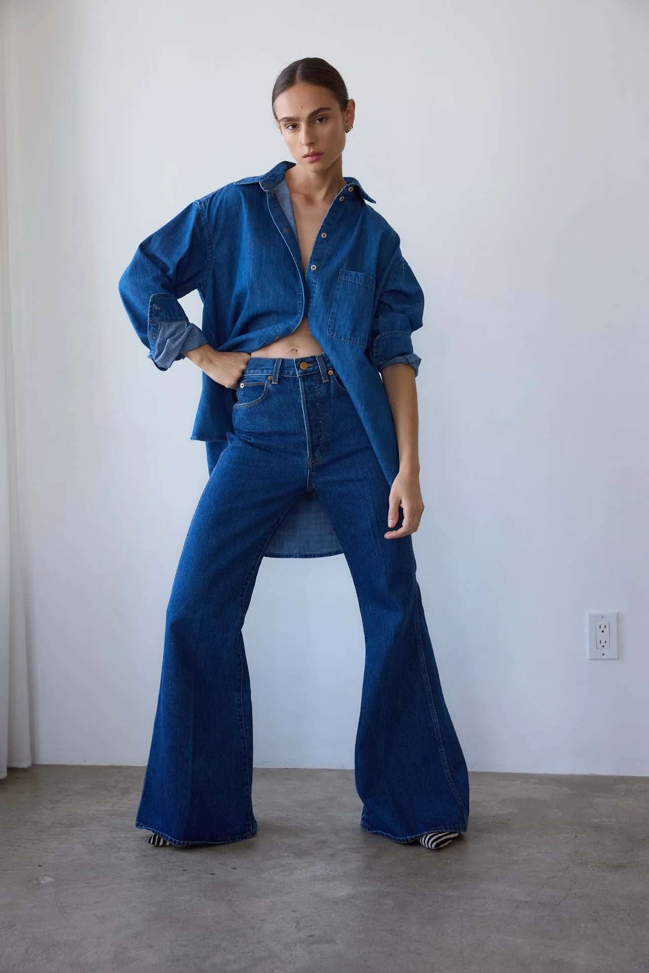 Jamie Haller - The Elephant Bell in Farrah Indigo - Image 3