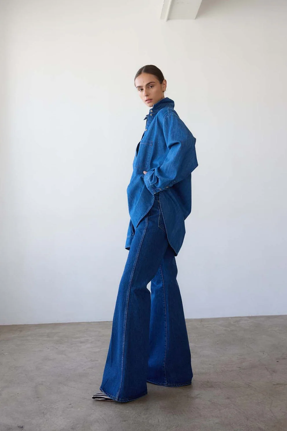Jamie Haller - The Elephant Bell in Farrah Indigo - Image 4