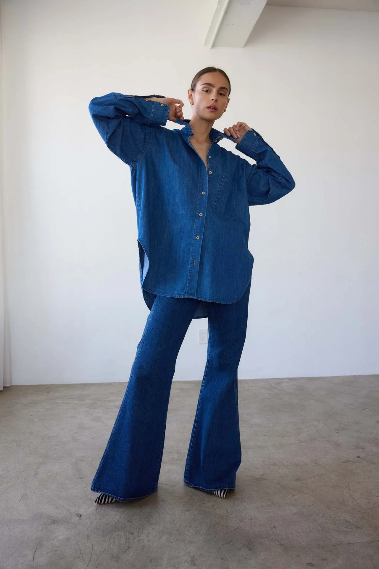 Jamie Haller - The Elephant Bell in Farrah Indigo - Image 6