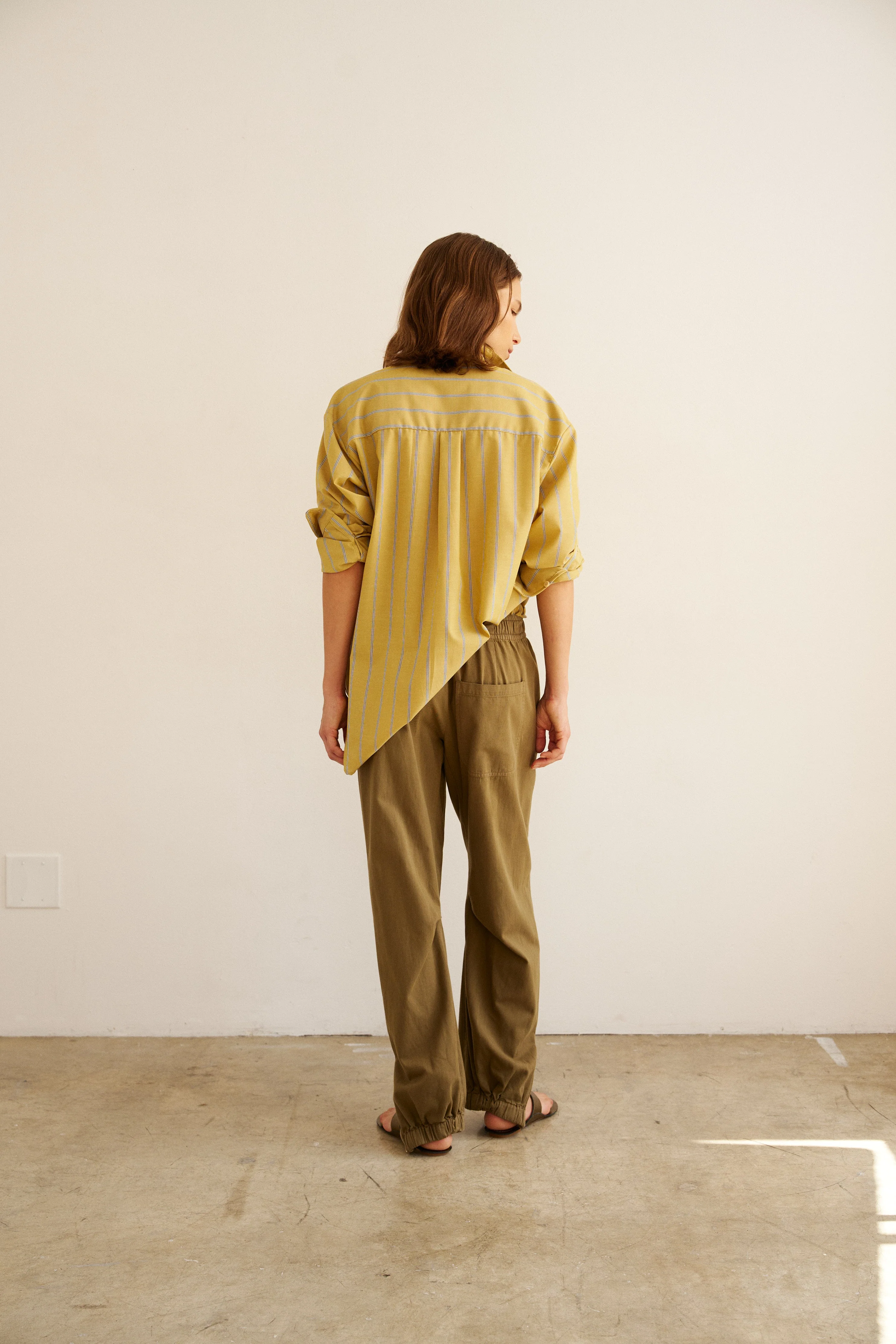 Jamie Haller - The Essential Shirt in Golden Stripe - Image 10