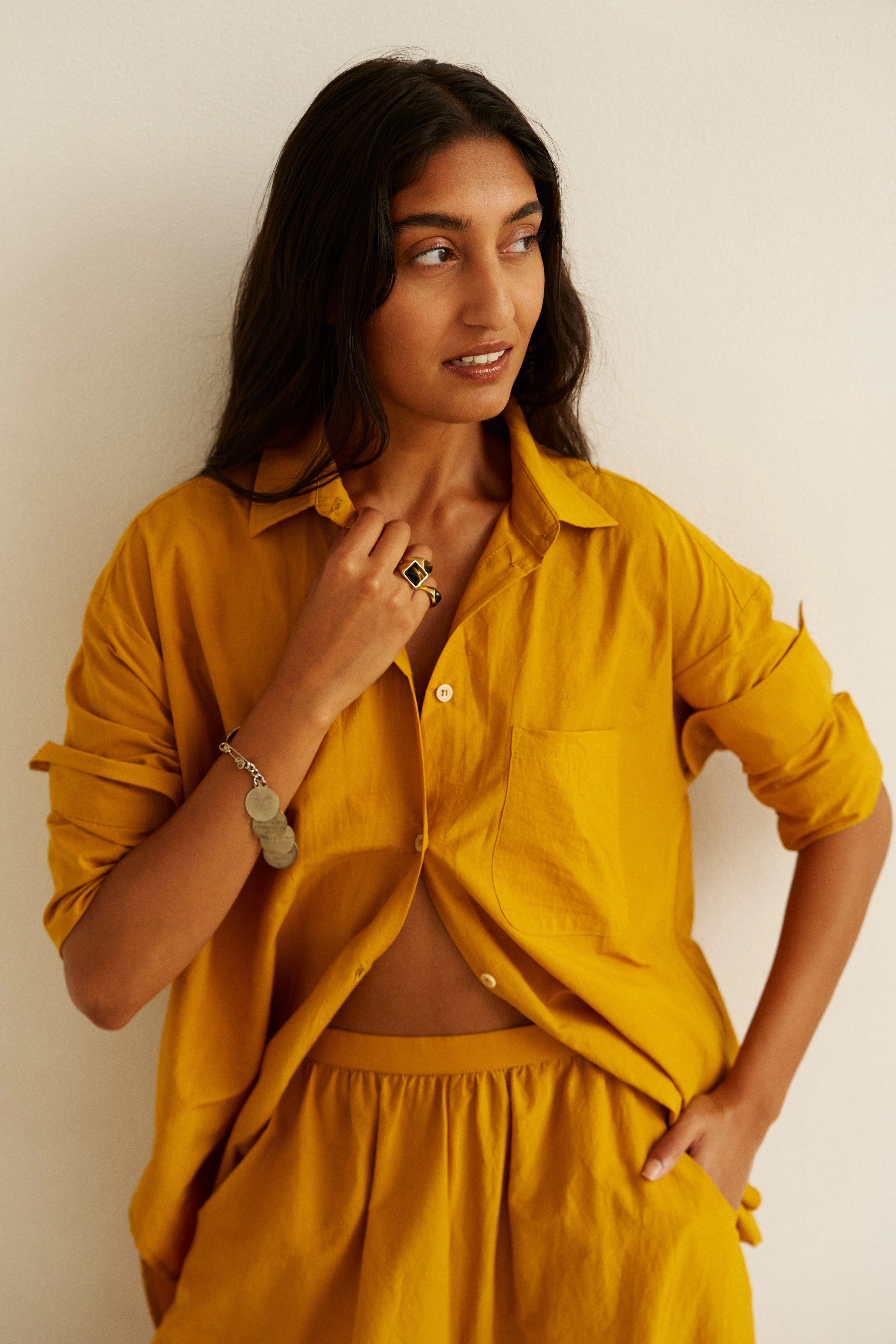 Jamie Haller - The Essential Shirt in Turmeric - Image 2