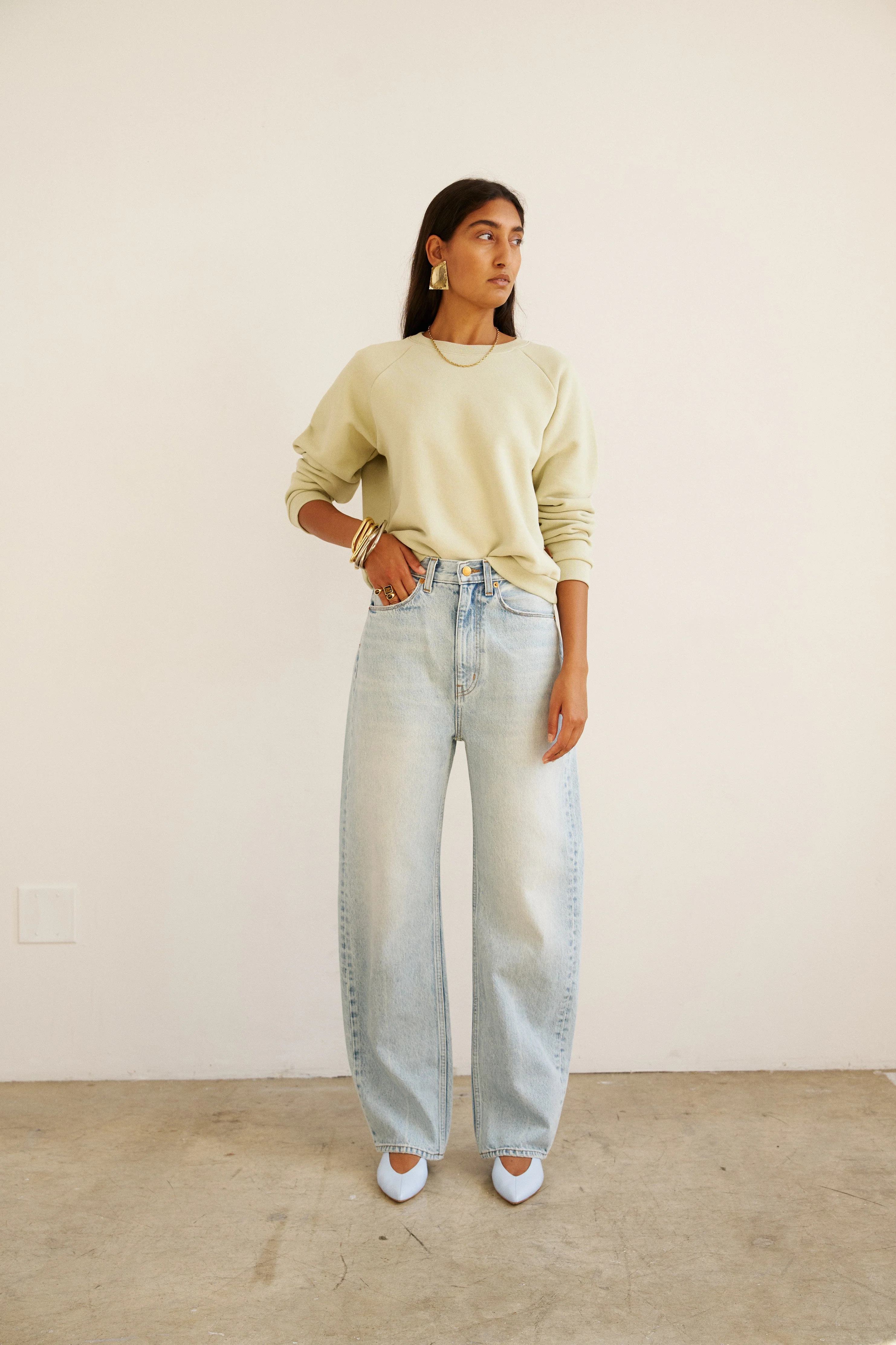 Jamie Haller - The Fan Jean in Light Stone
