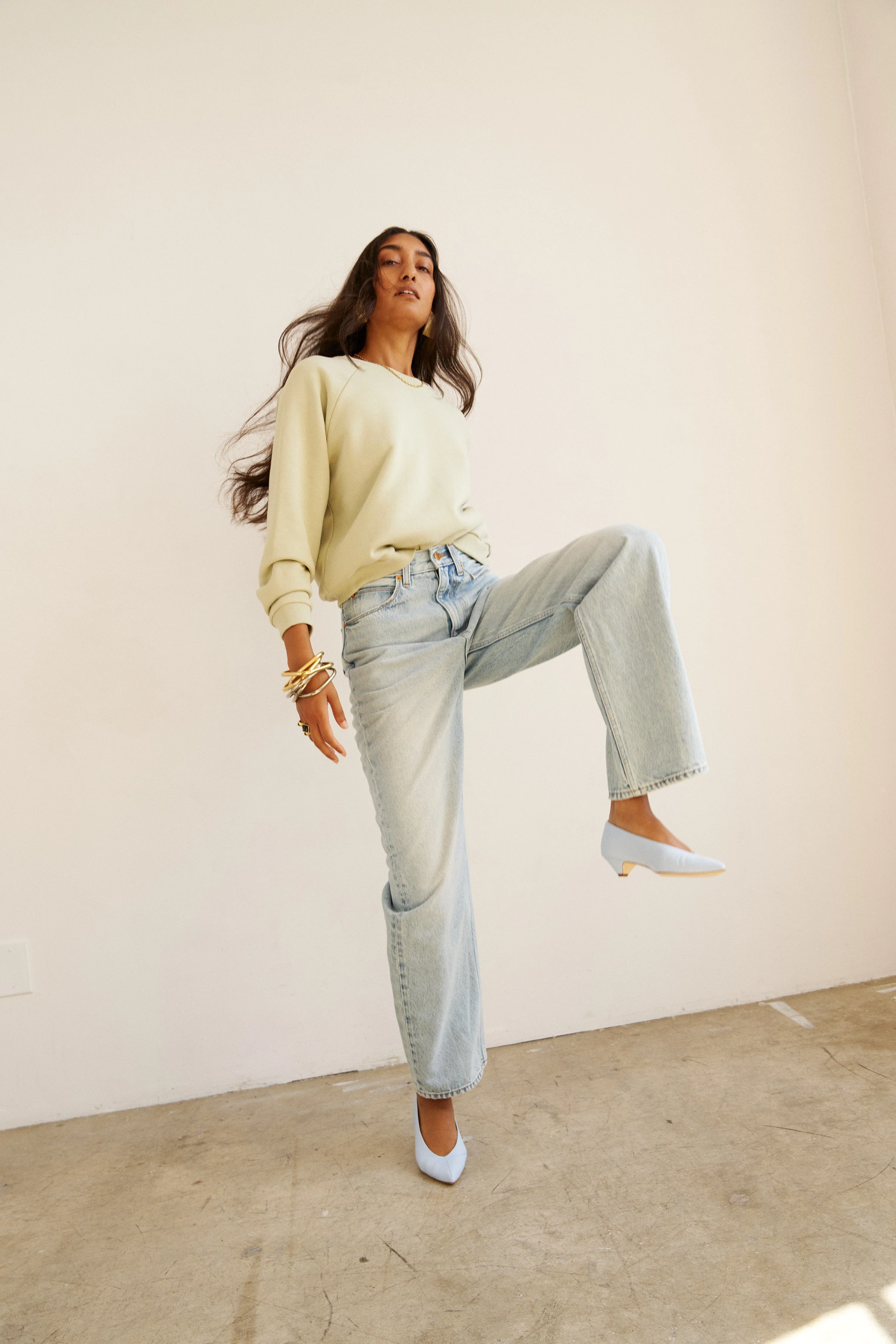 Jamie Haller - The Fan Jean in Light Stone - Image 10