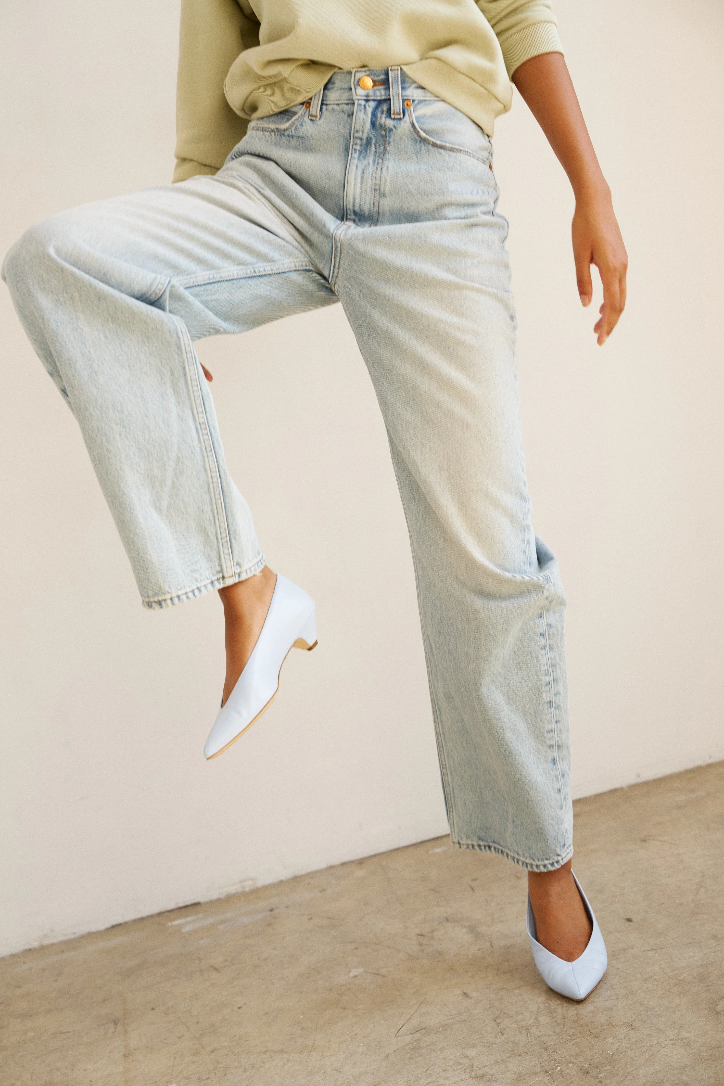 Jamie Haller - The Fan Jean in Light Stone - Image 11