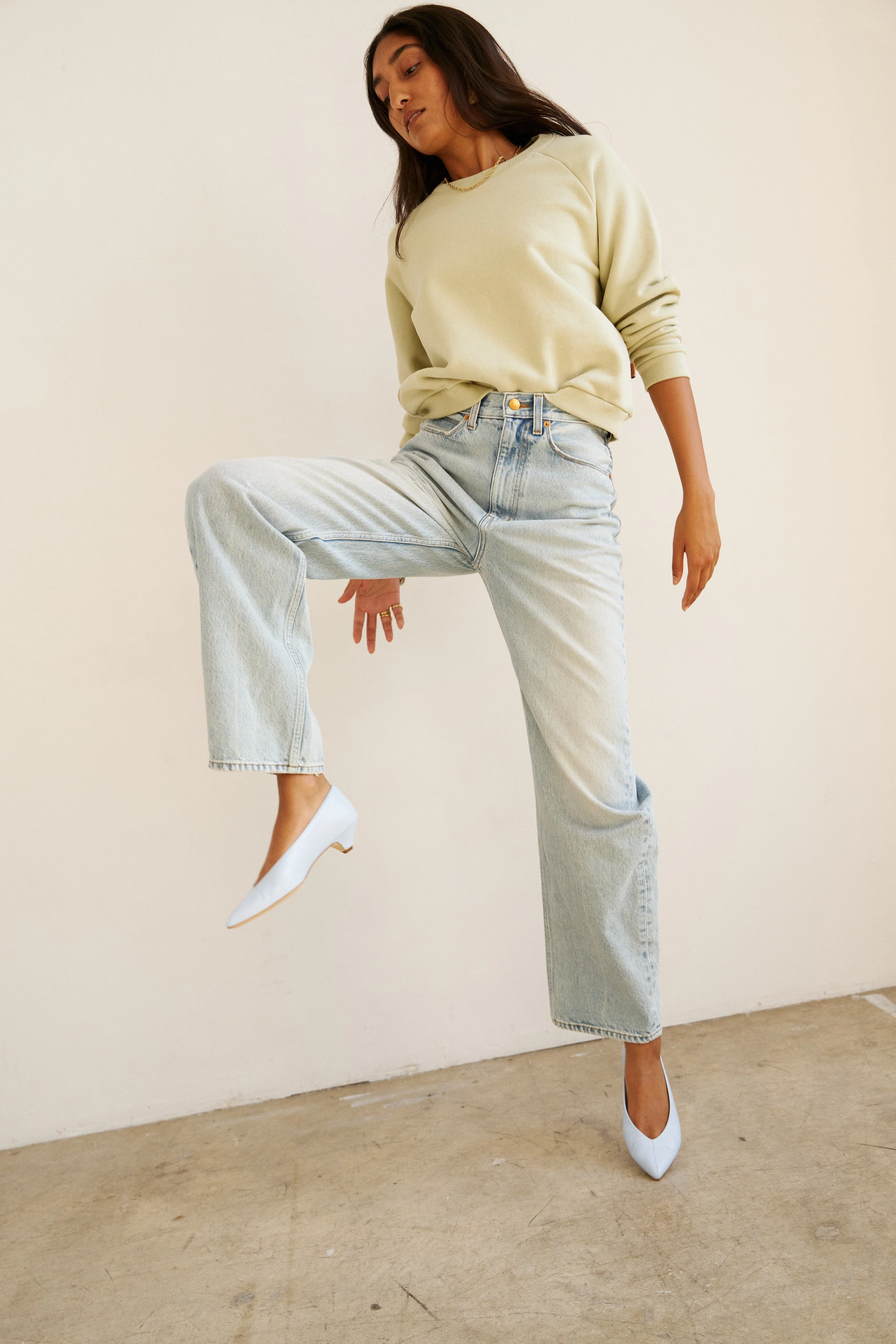 Jamie Haller - The Fan Jean in Light Stone - Image 2