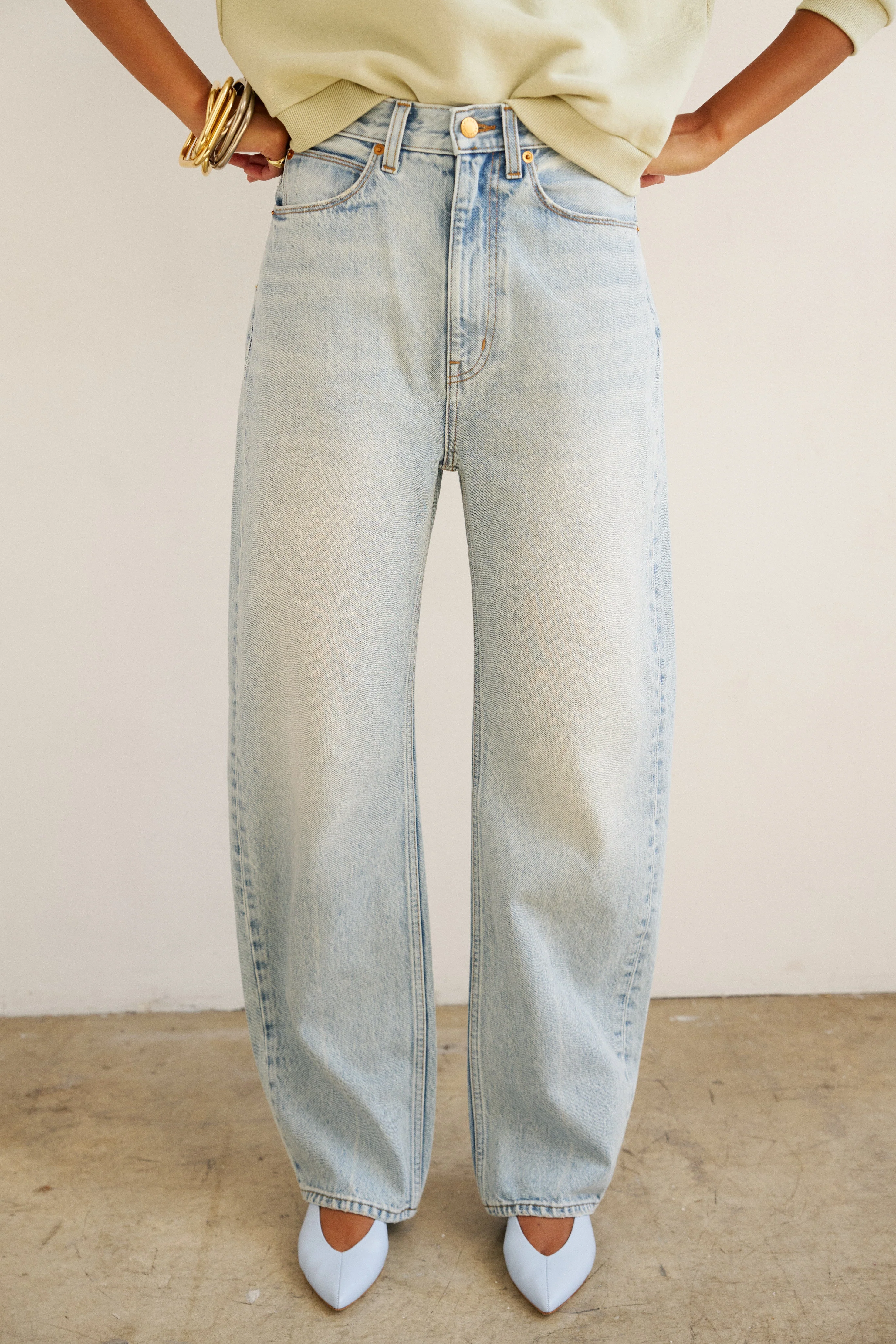 Jamie Haller - The Fan Jean in Light Stone - Image 3