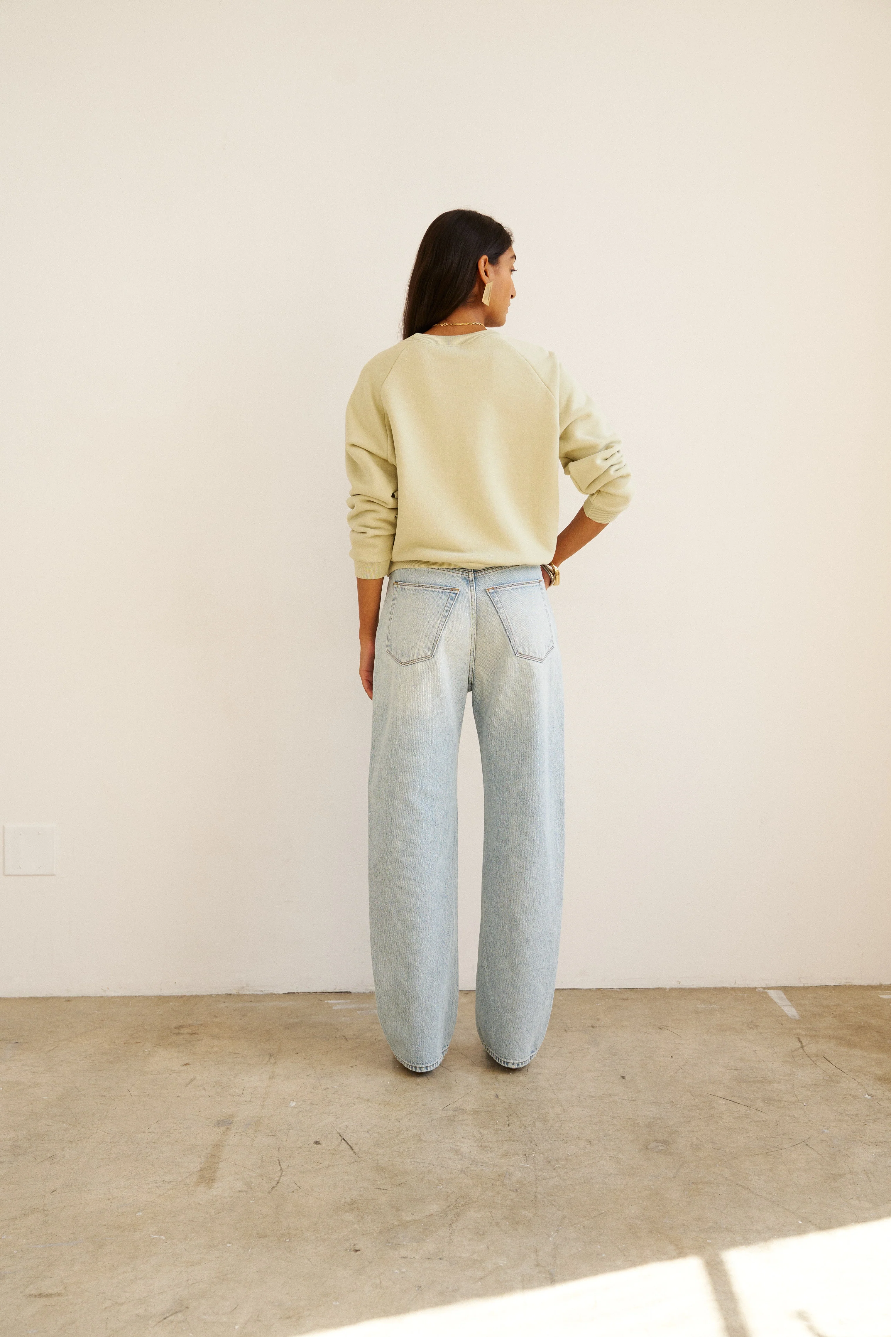 Jamie Haller - The Fan Jean in Light Stone - Image 4