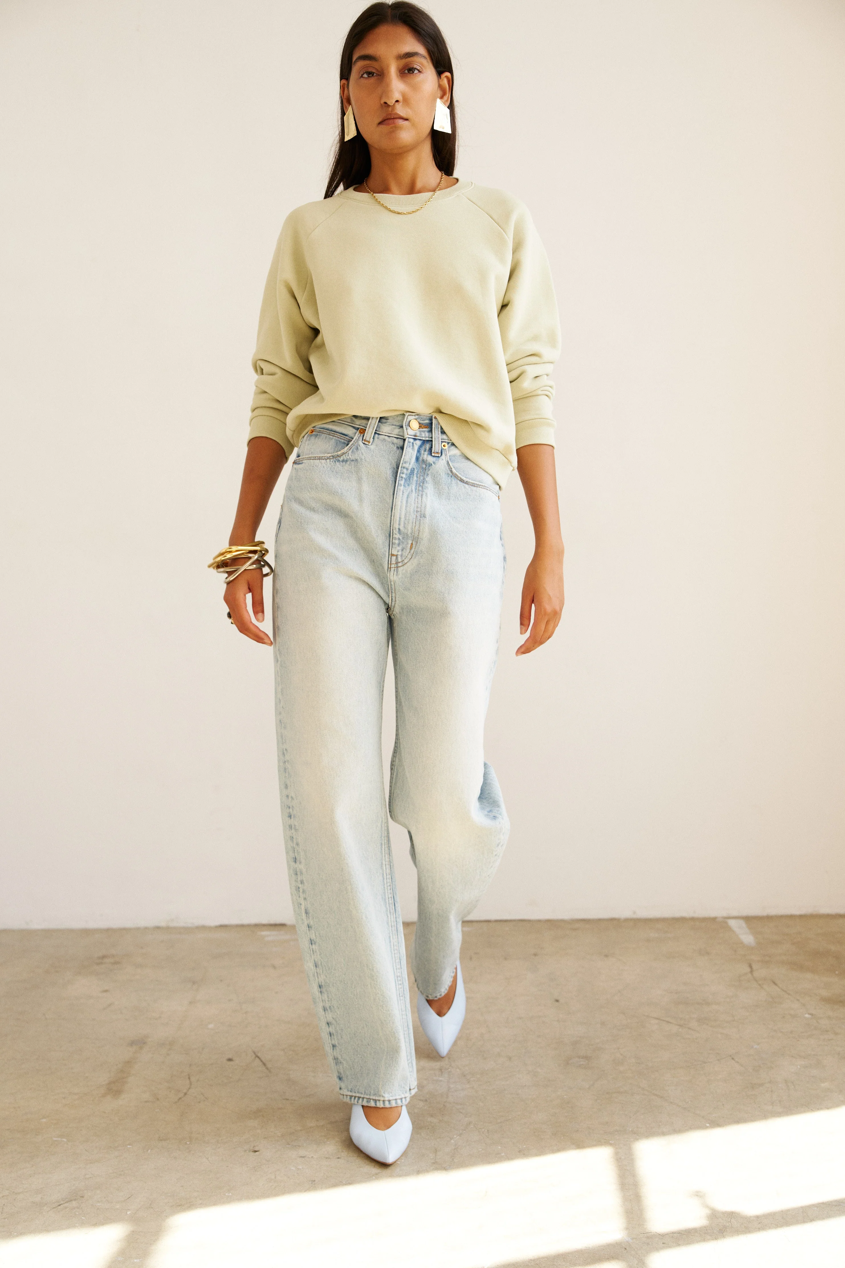 Jamie Haller - The Fan Jean in Light Stone - Image 9