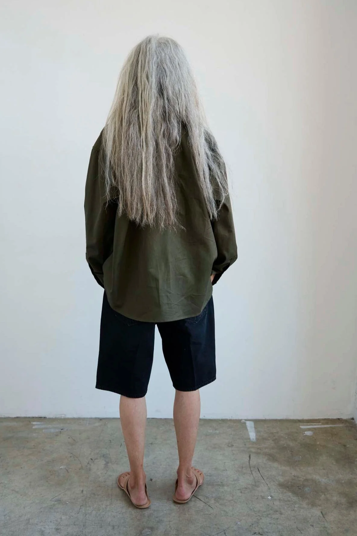 Jamie Haller - The Finished Hem Short in Washed Black - Image 13