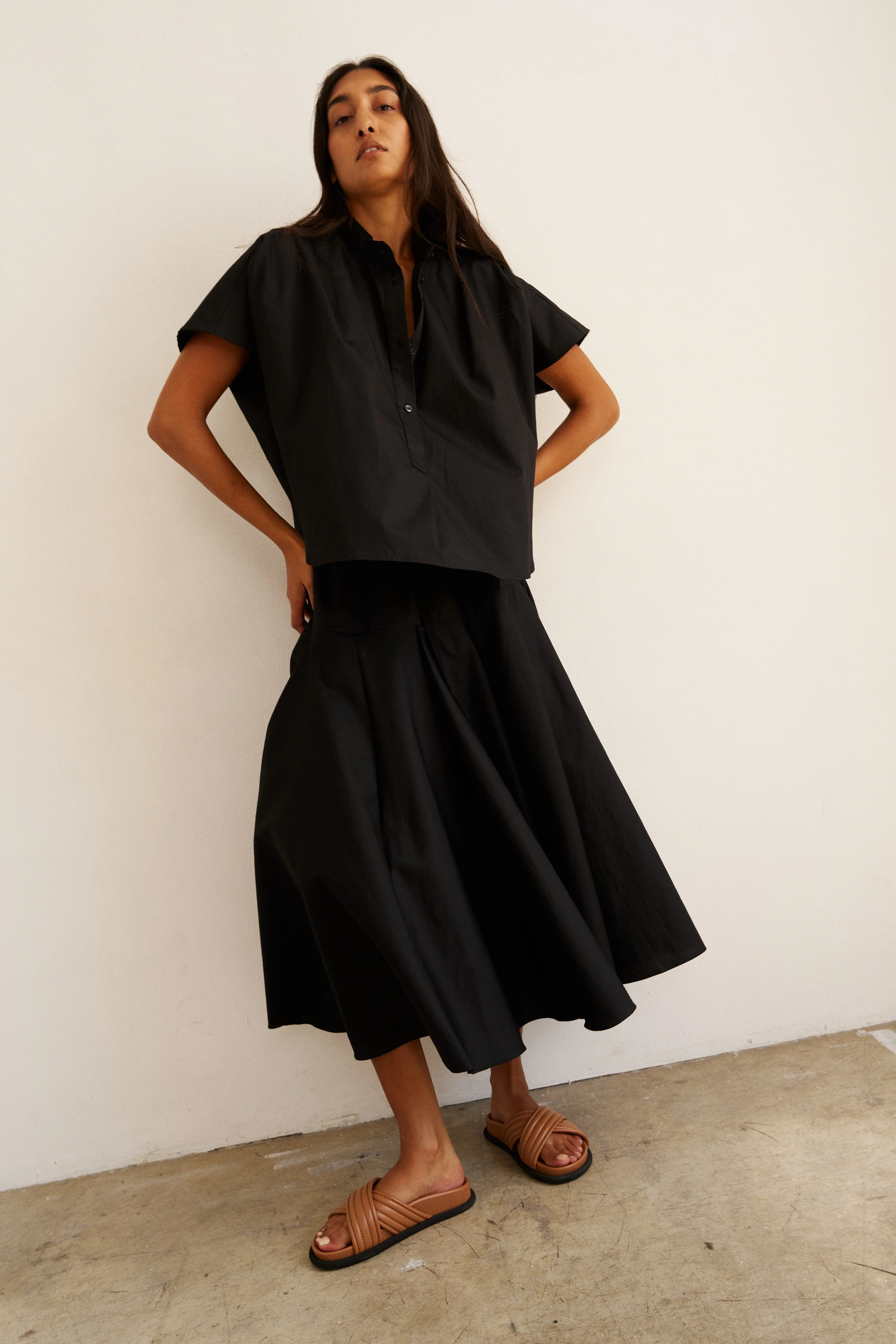 Jamie Haller - The Italian Summer Skirt in Black