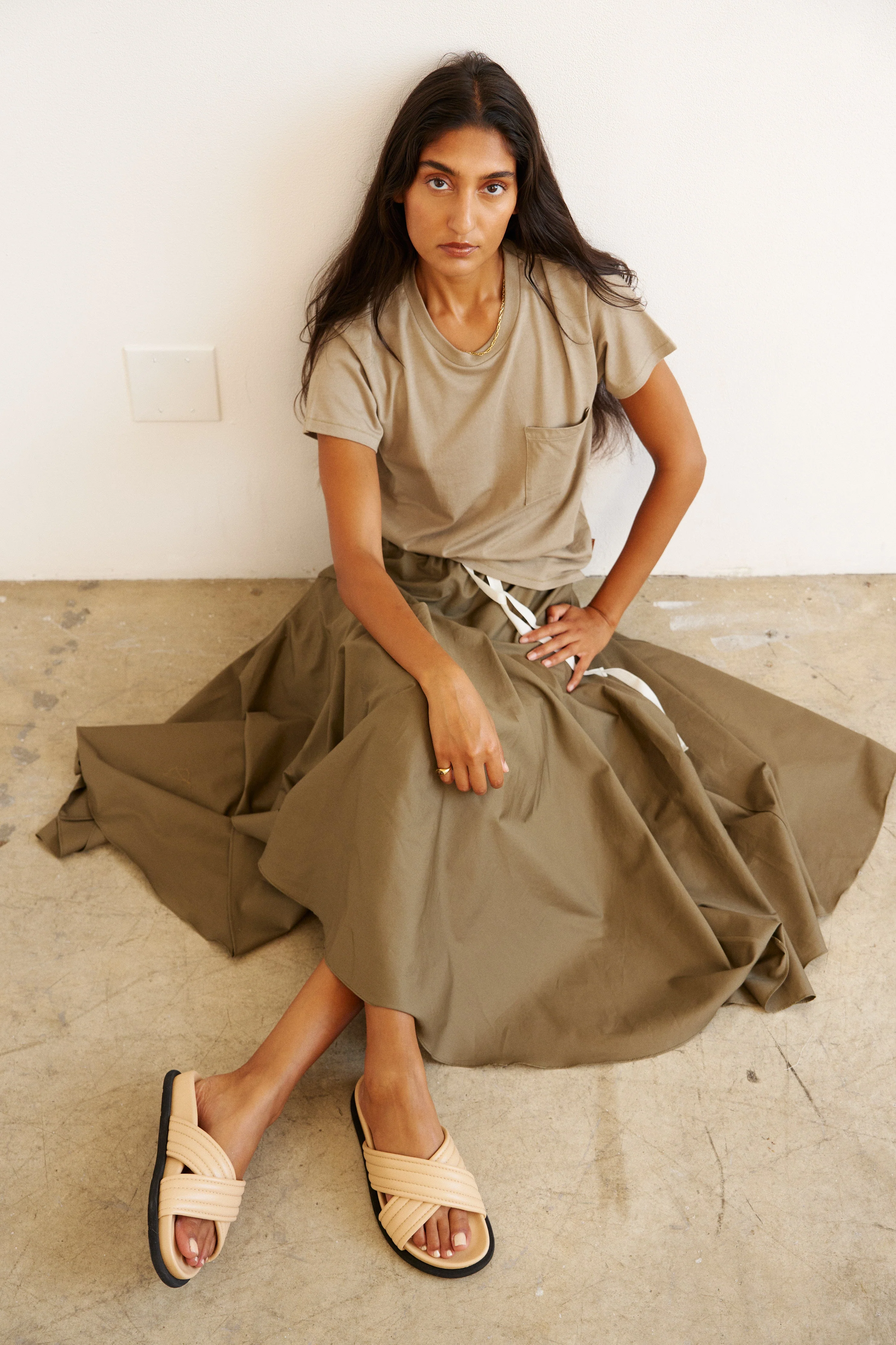 Jamie Haller - The Italian Summer Skirt in Taupe - Image 2