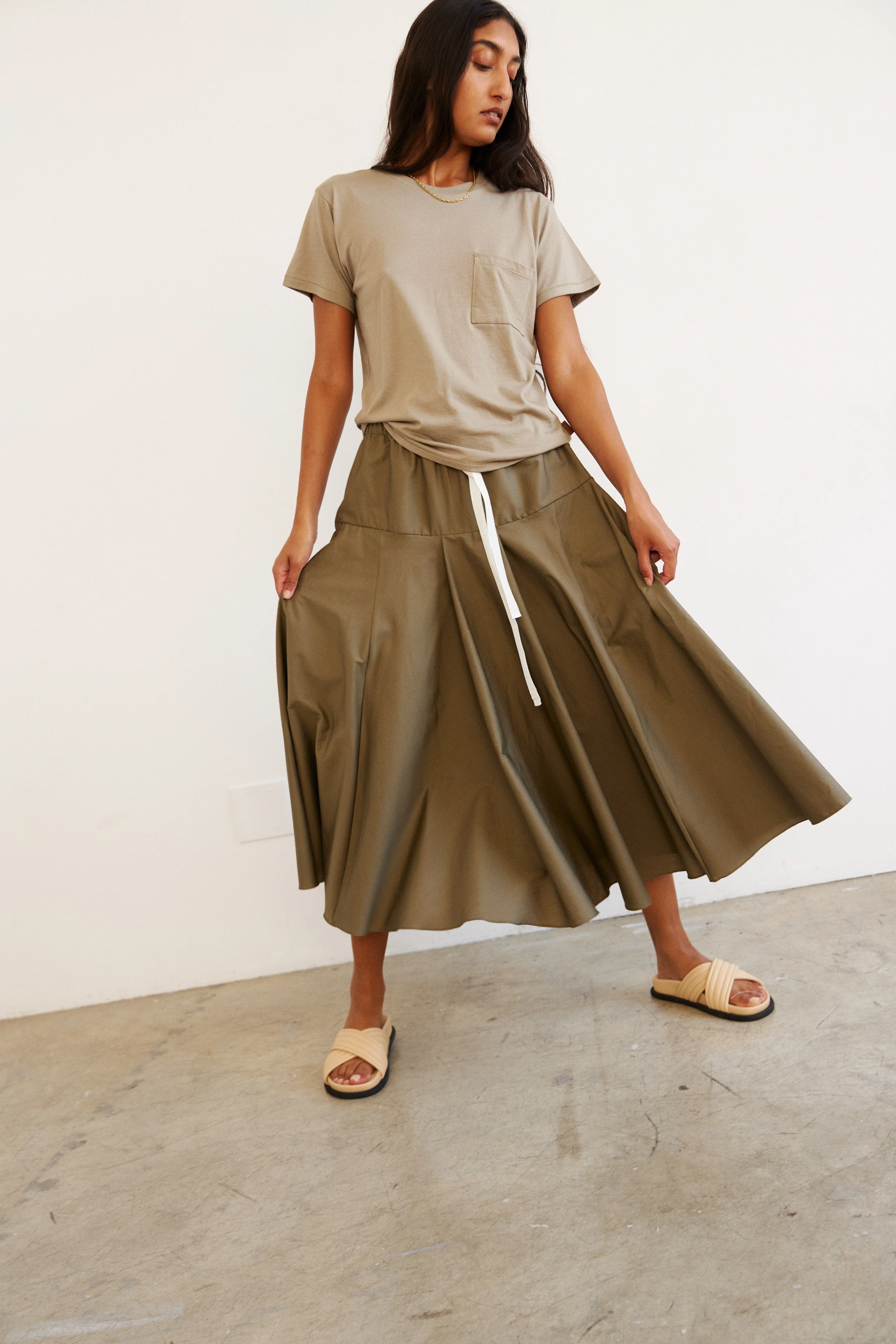 Jamie Haller - The Italian Summer Skirt in Taupe - Image 7