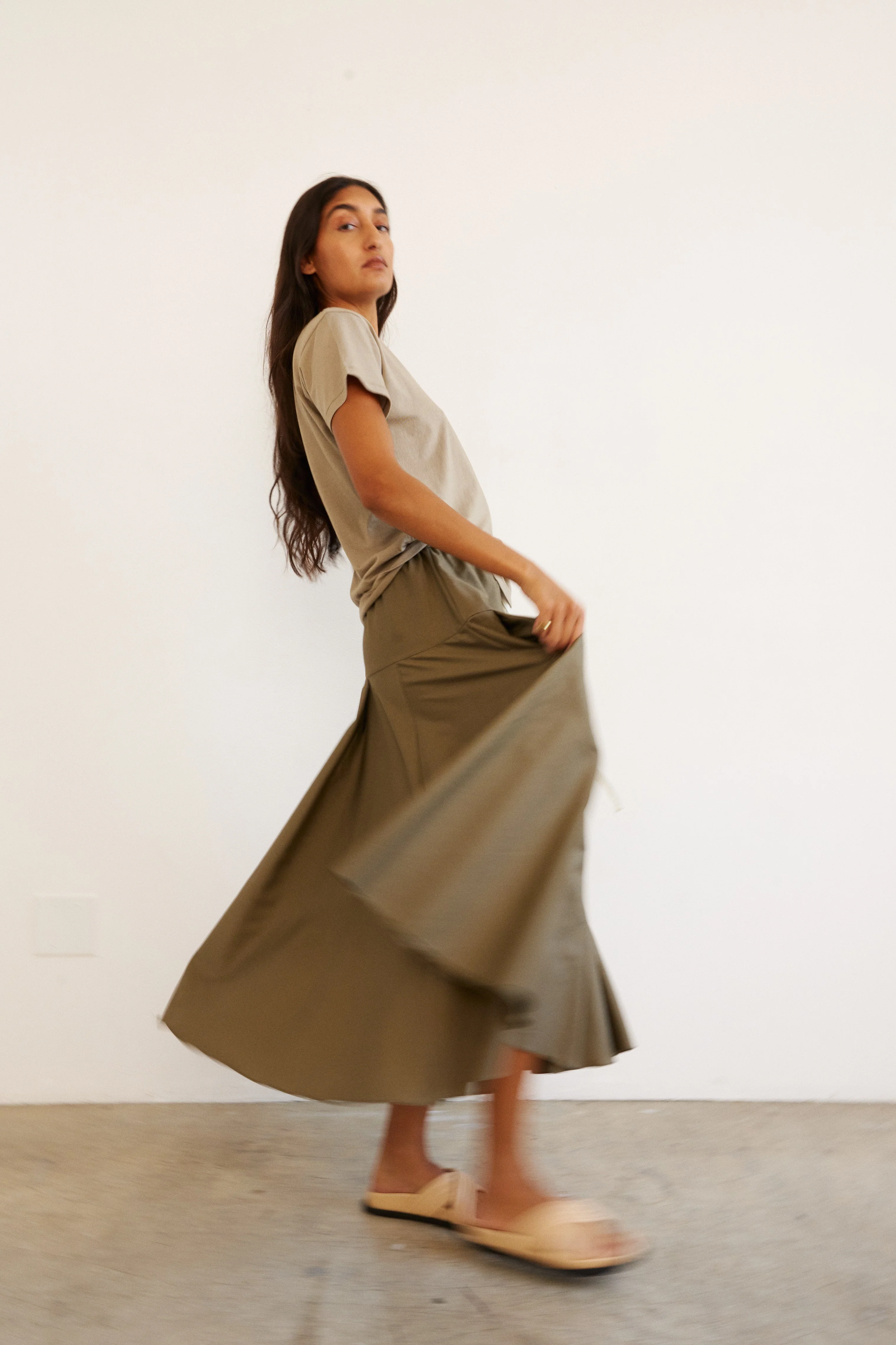 Jamie Haller - The Italian Summer Skirt in Taupe - Image 8