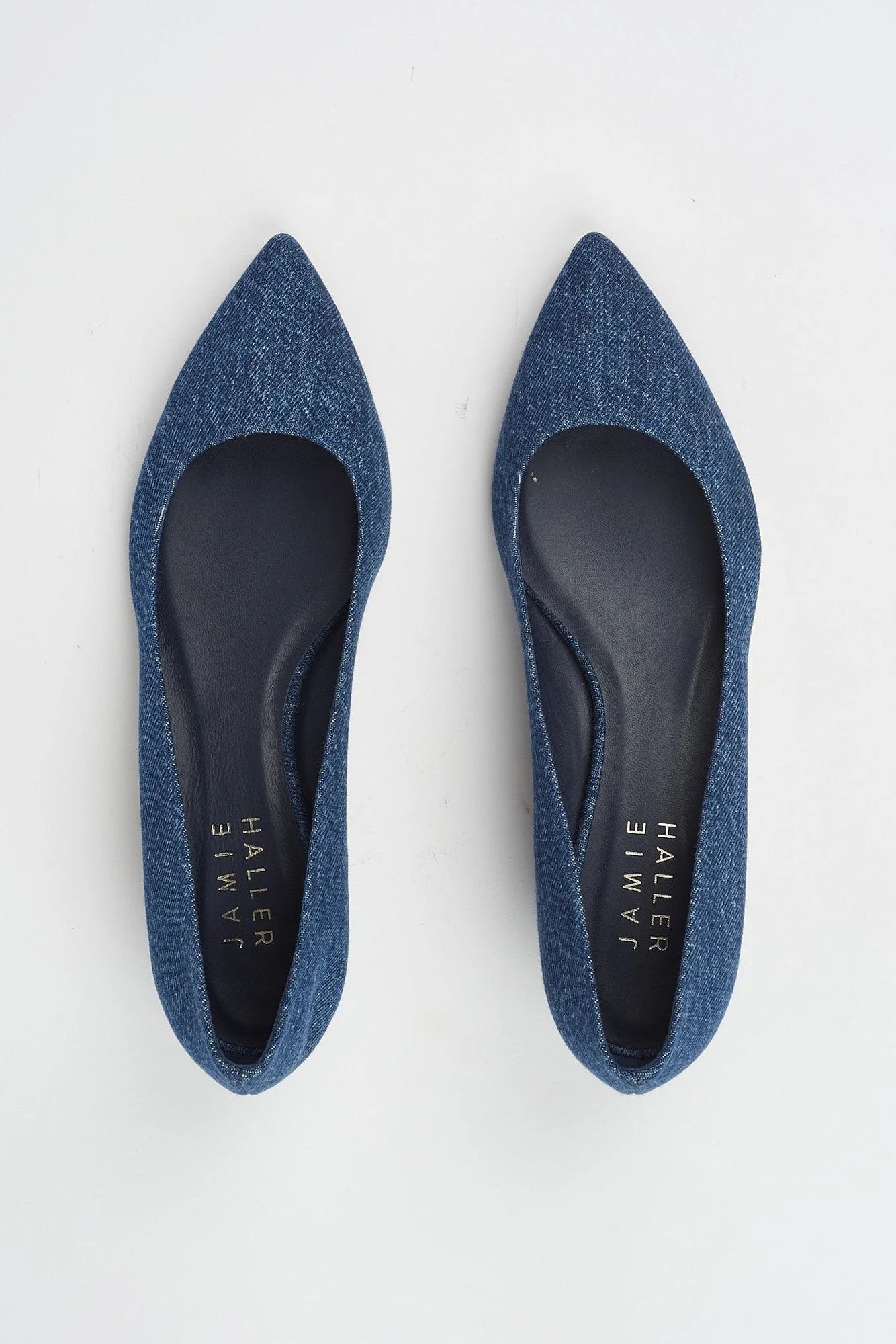 Jamie Haller - The Kitty Point Heel in Denim