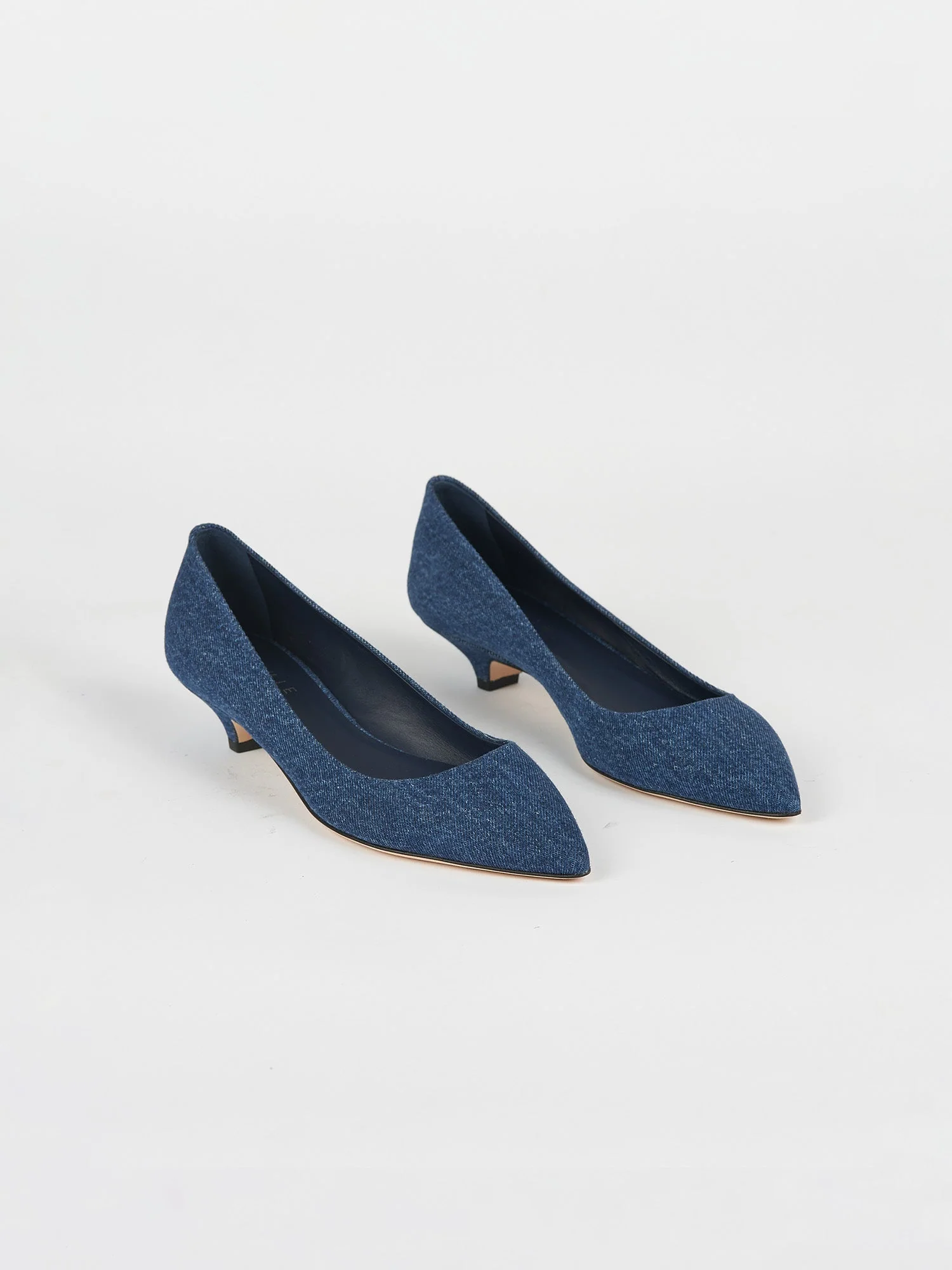 Jamie Haller - The Kitty Point Heel in Denim - Image 3