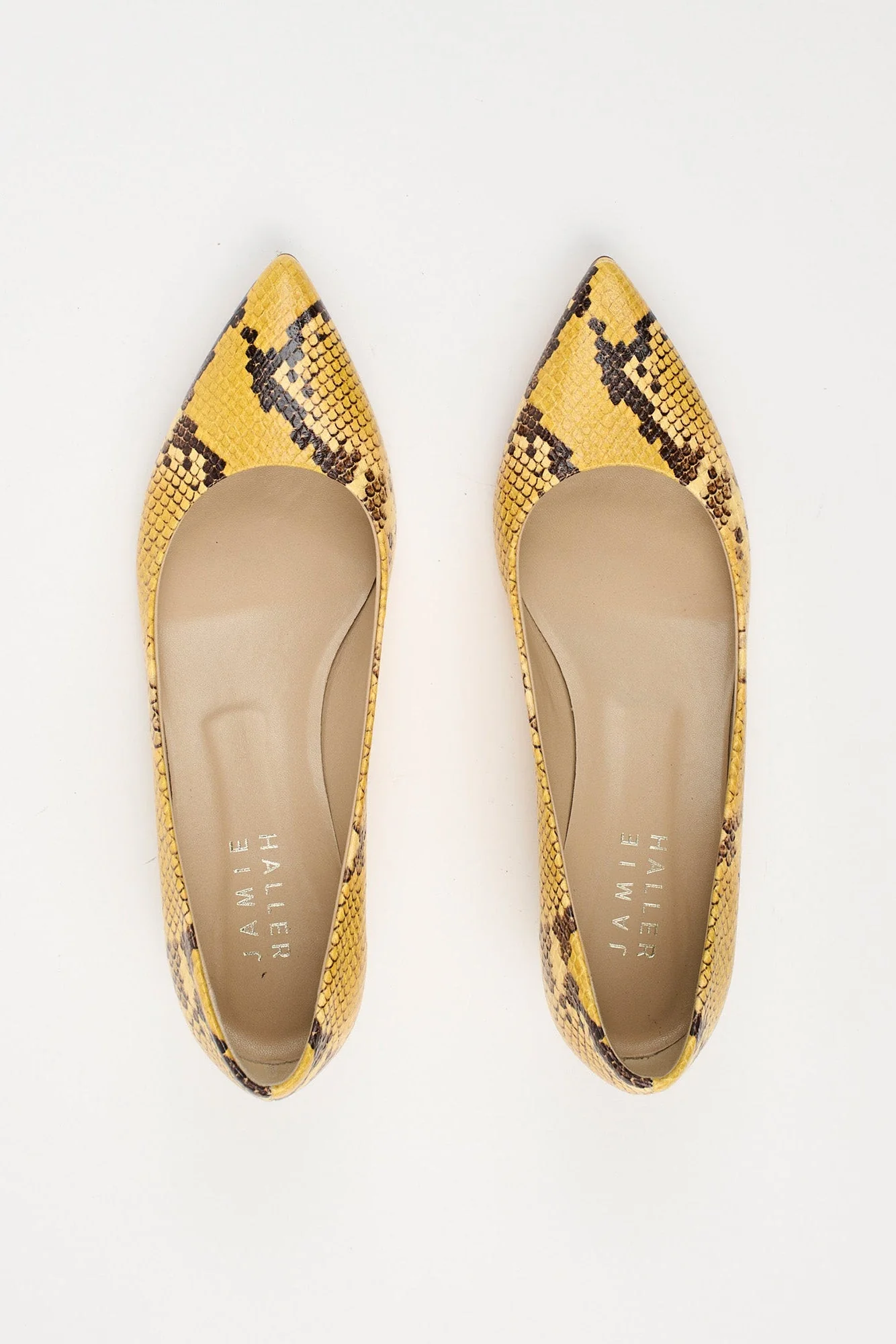 Jamie Haller - The Kitty Point Heel in Yellow