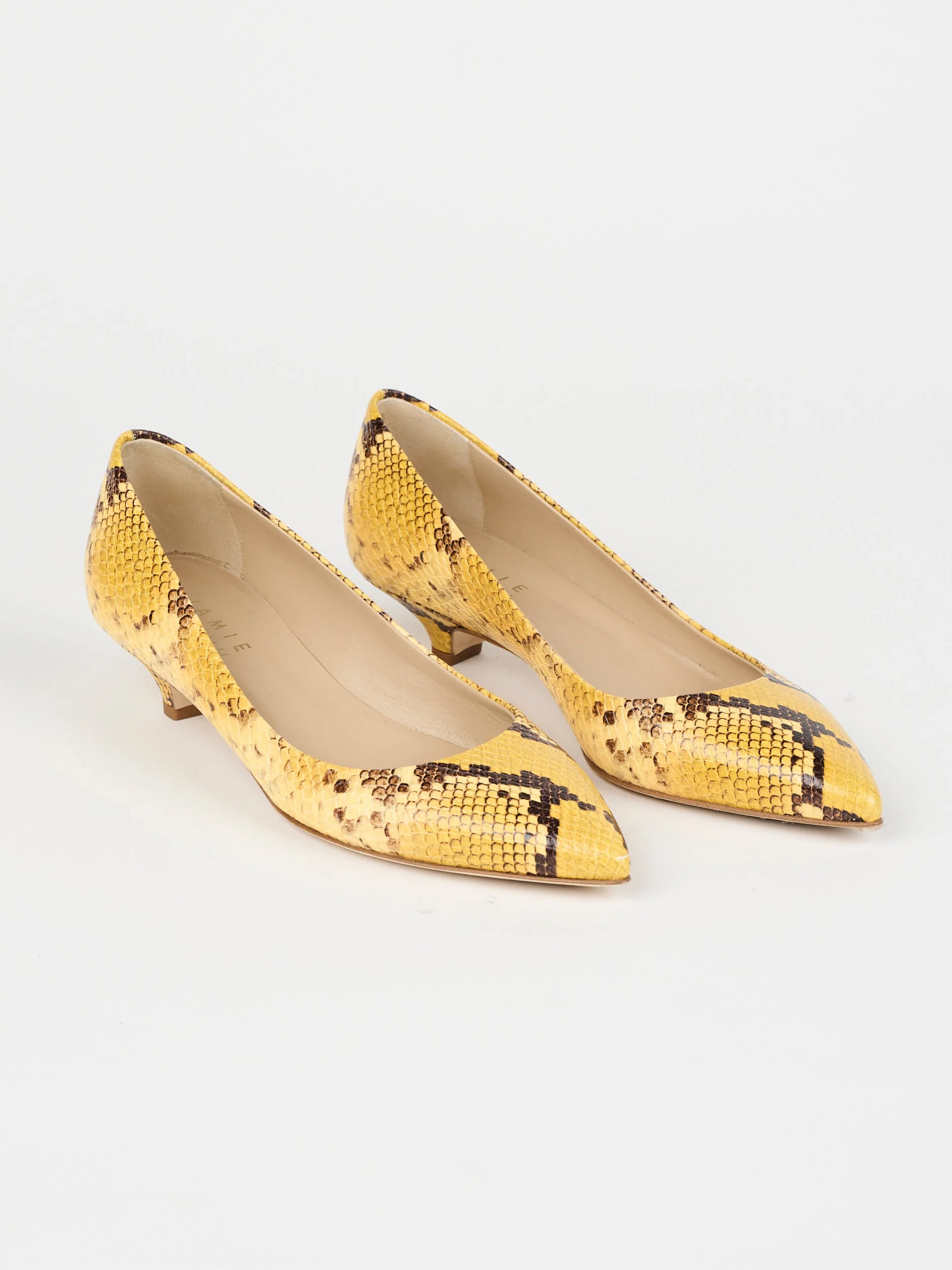 Jamie Haller - The Kitty Point Heel in Yellow - Image 5