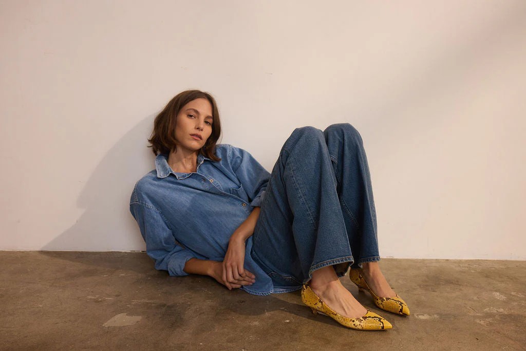 Jamie Haller - The Kitty Point Heel in Yellow - Image 8
